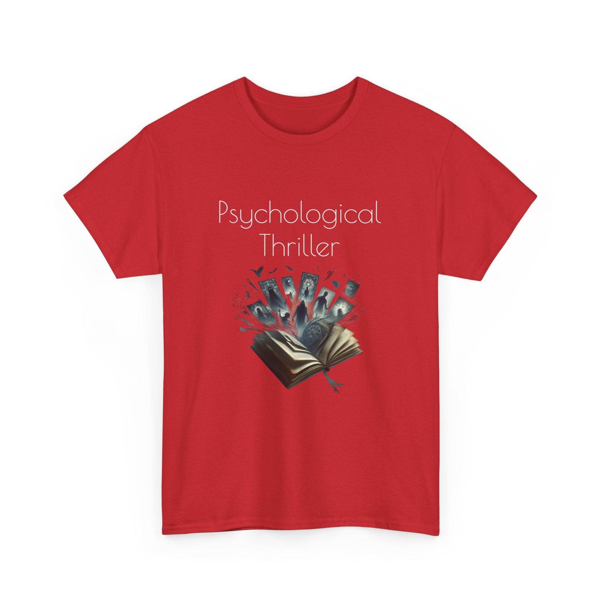 Fiction - Graphic Tee - Unisex Heavy Cotton T-Shirt Psychological Thriller - The Dreamer's Bookshop.