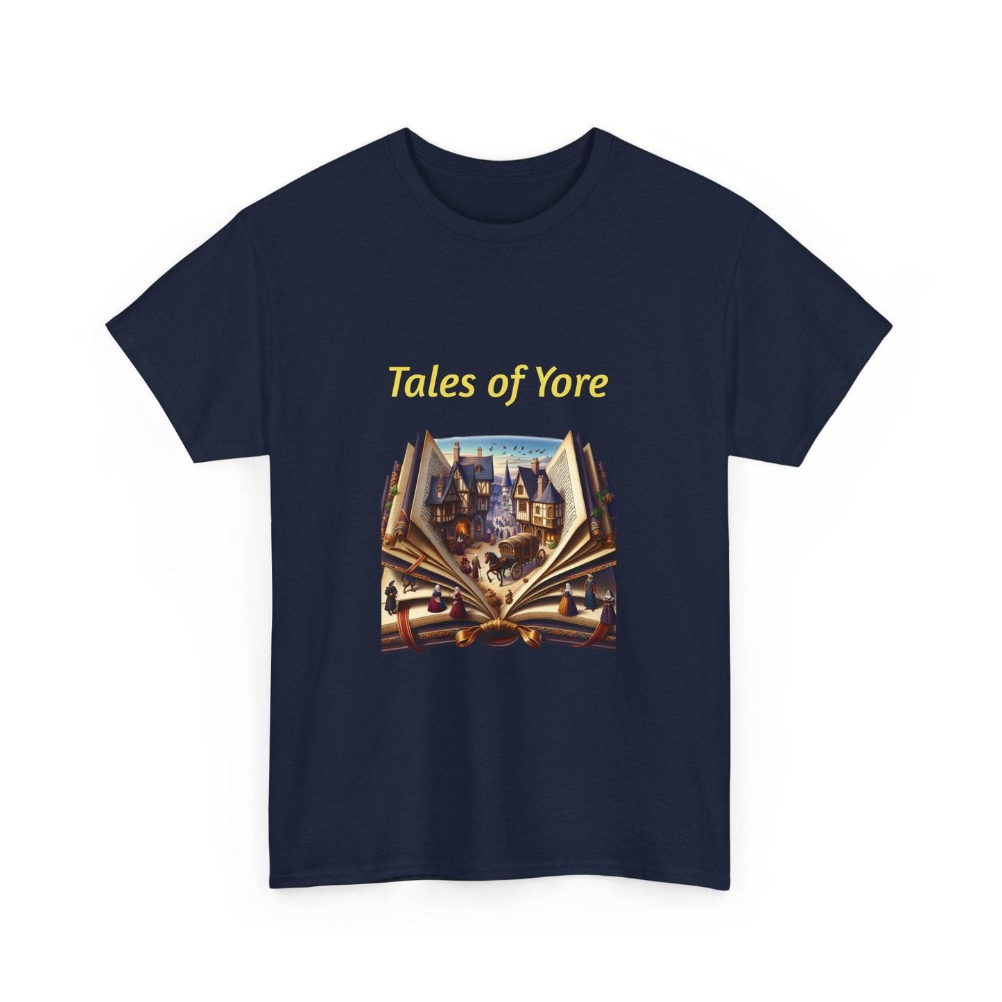 Tales of Yore - Graphic Tee - Unisex Heavy Cotton T-Shirt Historical Books - The Dreamer's Bookshop.