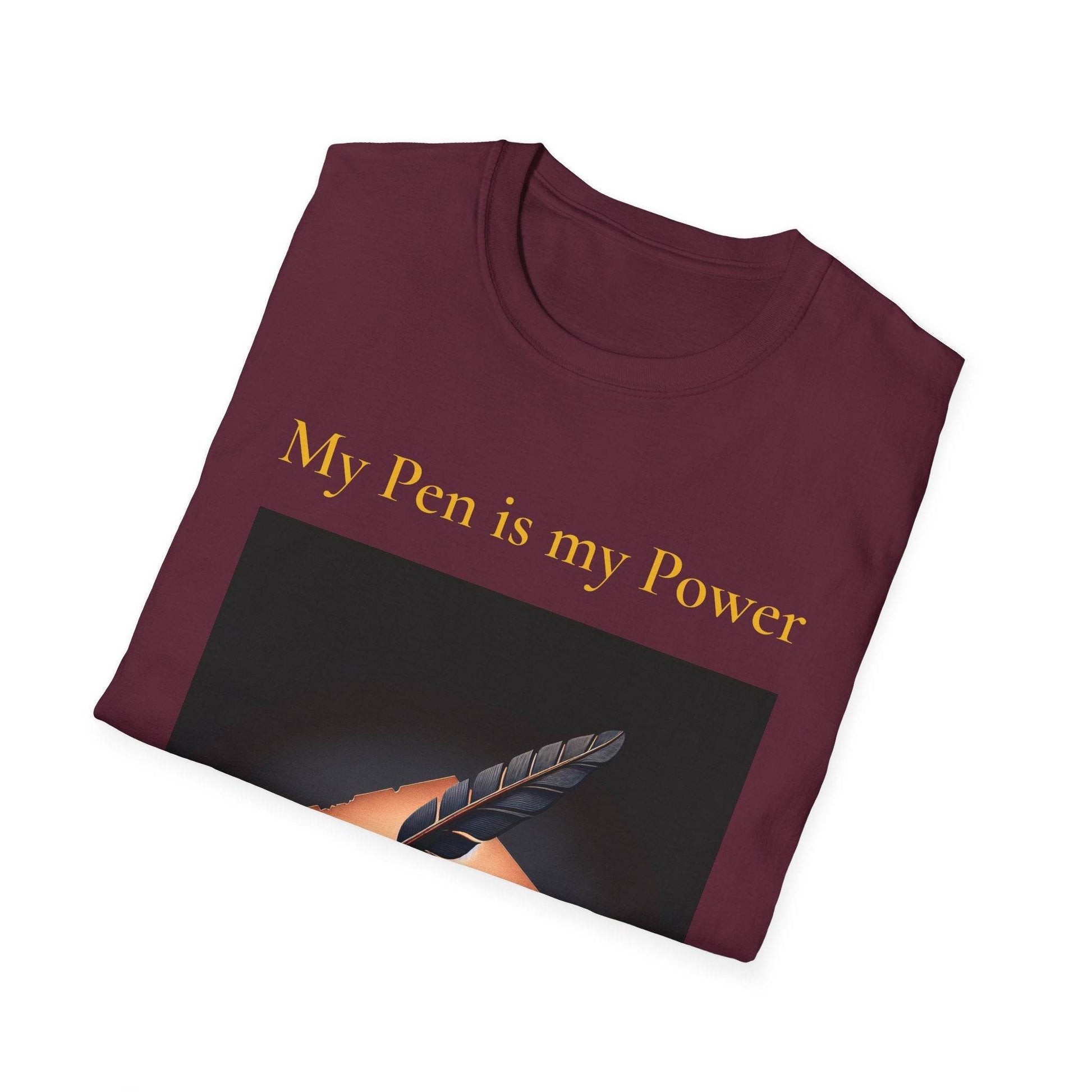 Unisex Softstyle T-Shirt - 'My Pen' - The Dreamer's Bookshop.
