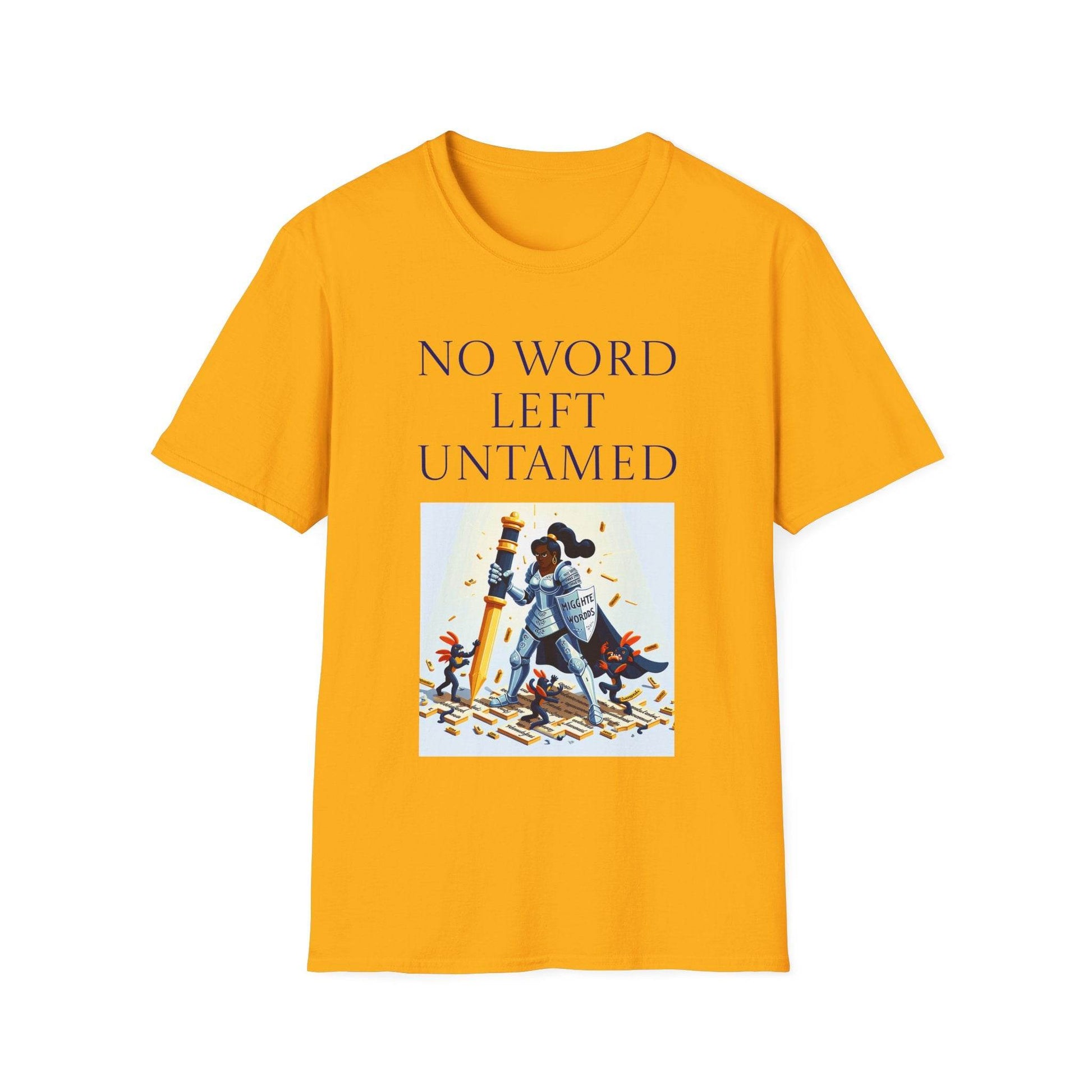 Unisex Softstyle T-Shirt - 'No Word' - The Dreamer's Bookshop.