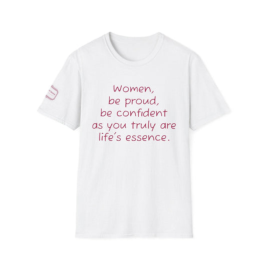 Inspirational Unisex Softstyle T-Shirt - 'Women' Motivational Design - The Dreamer's Bookshop.