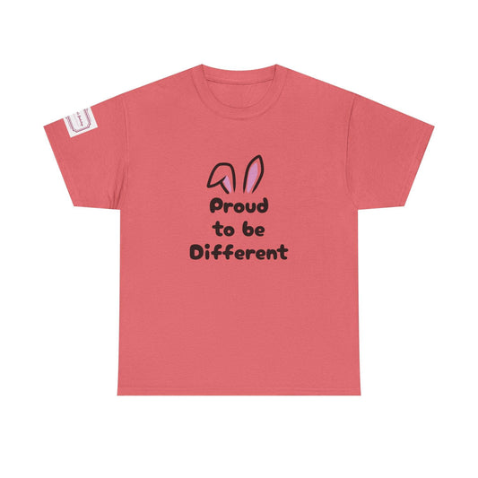 Proud to Be Different Unisex Heavy Cotton Tee – Celebrate Uniqueness - The Dreamer's Bookshop.