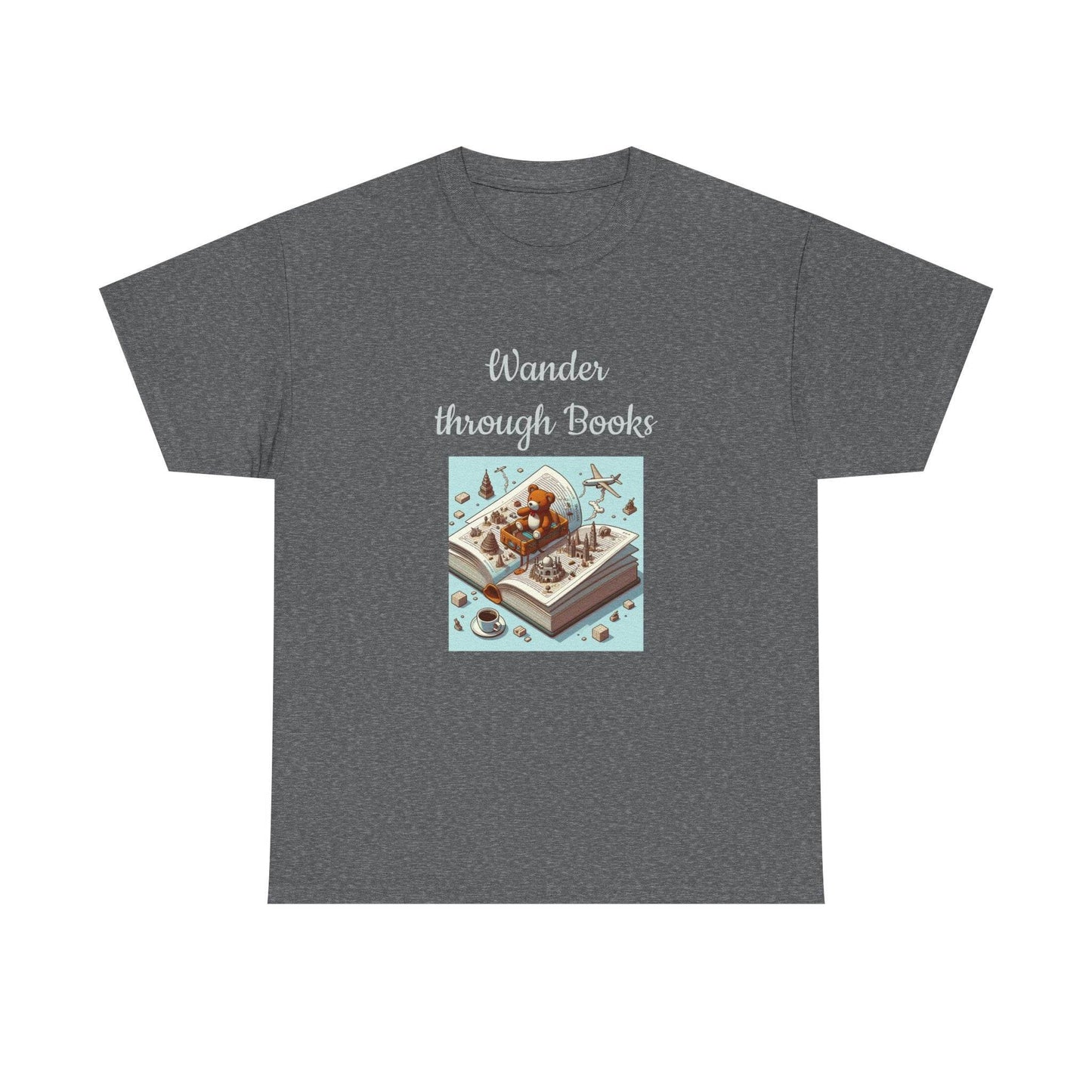 Wander - A Unisex Heavy Cotton Tee - Perfect Gift for Book Lovers - The Dreamer's Bookshop.