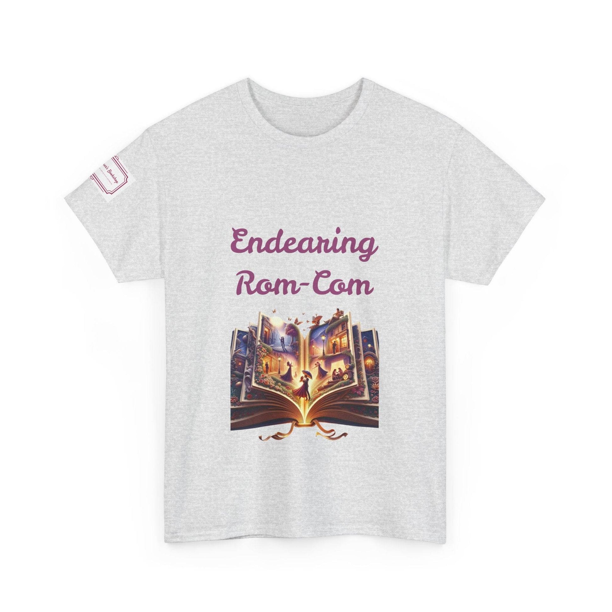 Endearing - Graphic Unisex Heavy Cotton Tee - Rom-Com Books - The Dreamer's Bookshop.