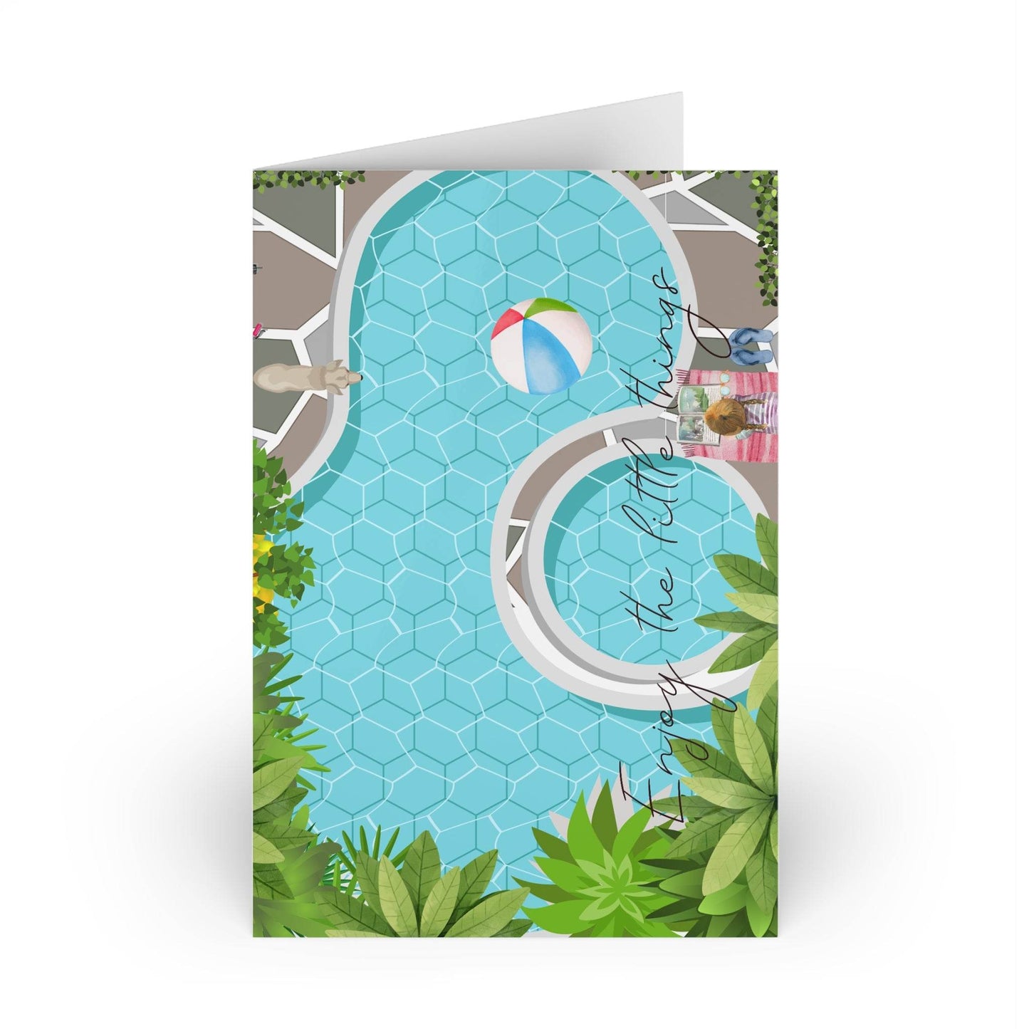 The Dreamer's Bookshop "Poolday" Enjoy the Little Things Card - The Dreamer's Bookshop.