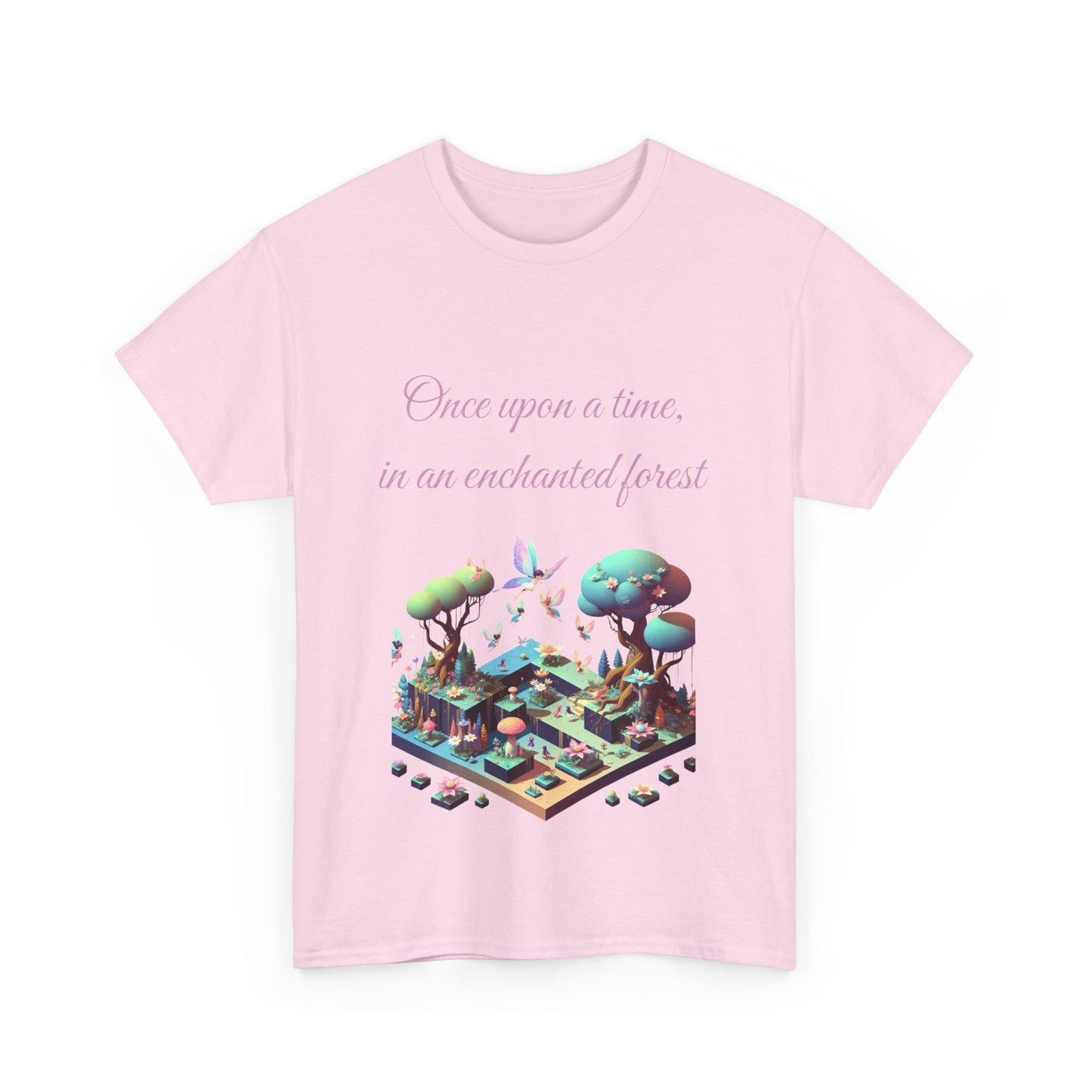Book Lover's Unisex Heavy Cotton Tee - "Enchanted Forest" - The Dreamer's Bookshop.