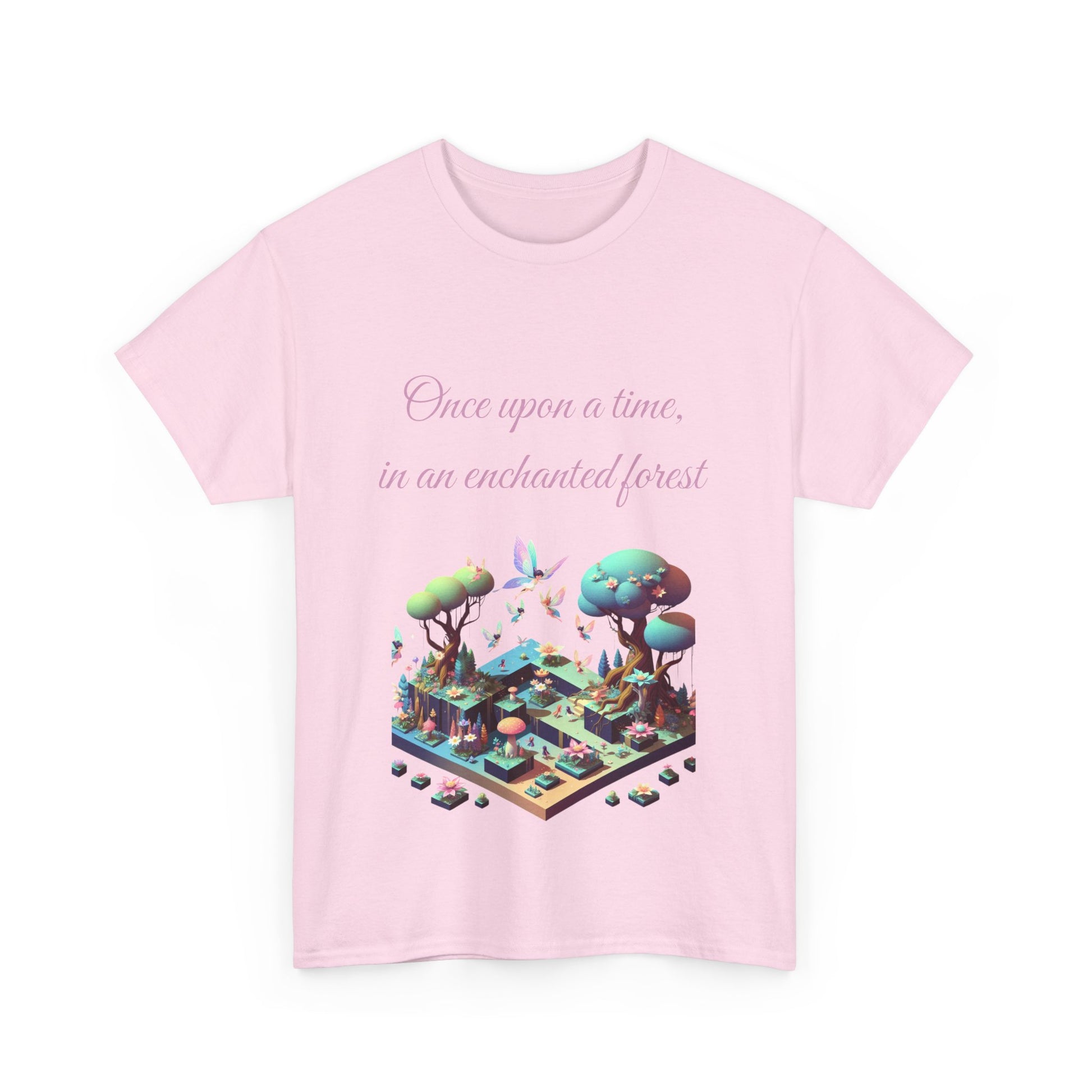 Book Lover's Unisex Heavy Cotton Tee - "Enchanted Forest" - The Dreamer's Bookshop.