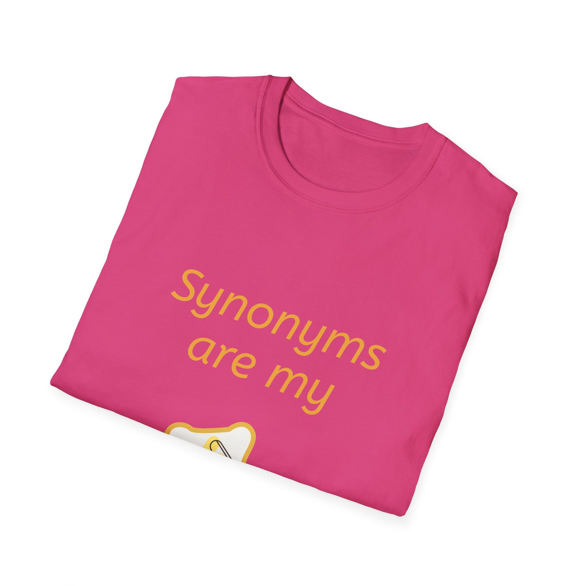 Funny "Synonyms Are My Jam" T-Shirt for Word Lovers - The Dreamer's Bookshop.