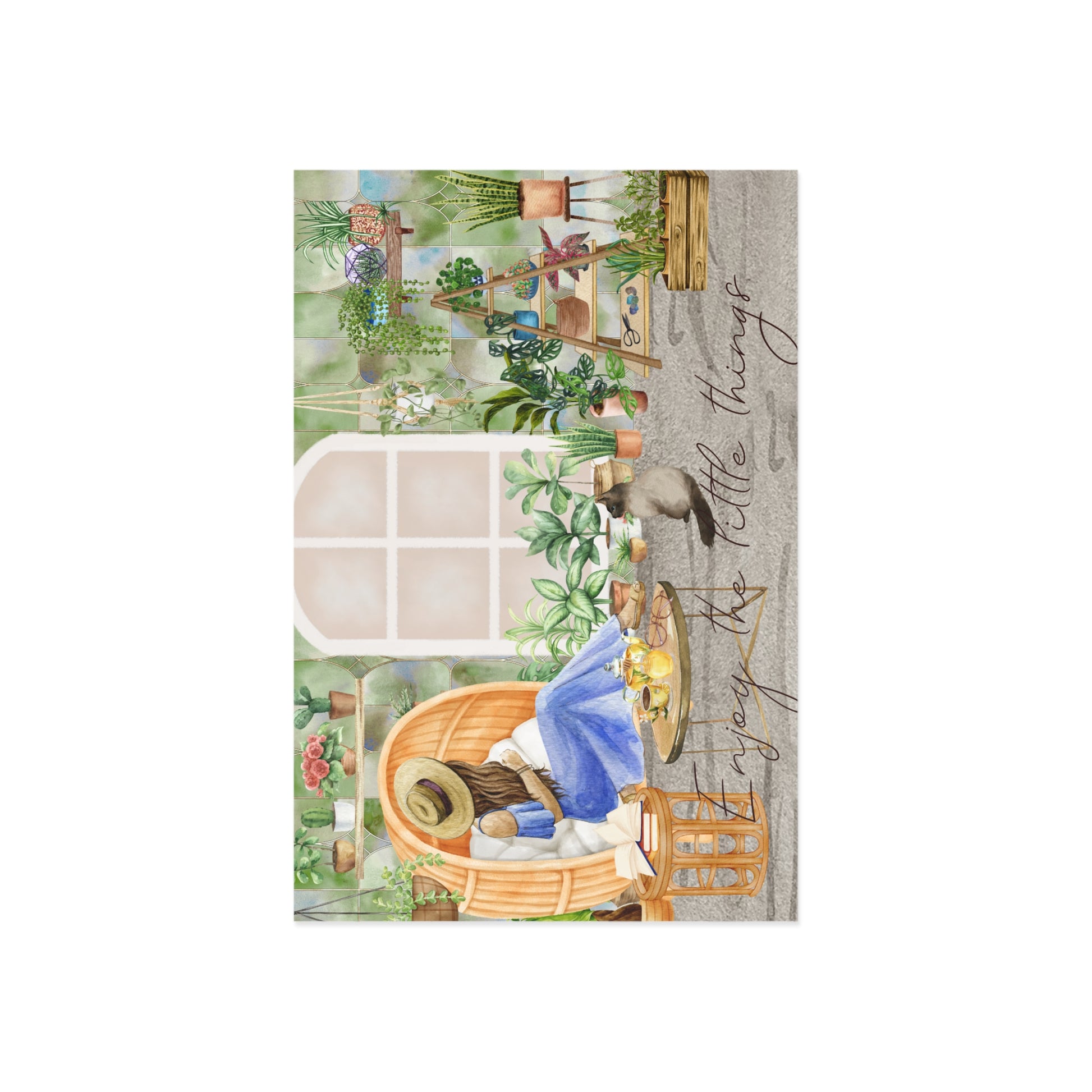 The Dreamer's Bookshop "Plant Mom" Enjoy the Little Things Card - The Dreamer's Bookshop.