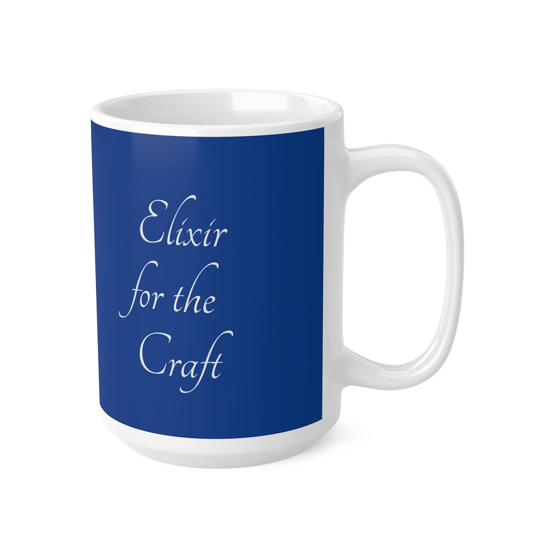 Inspiring Ceramic Coffee Mug - 'Elixir for the Craft' - Perfect Gift for Coffee Lovers - The Dreamer's Bookshop.