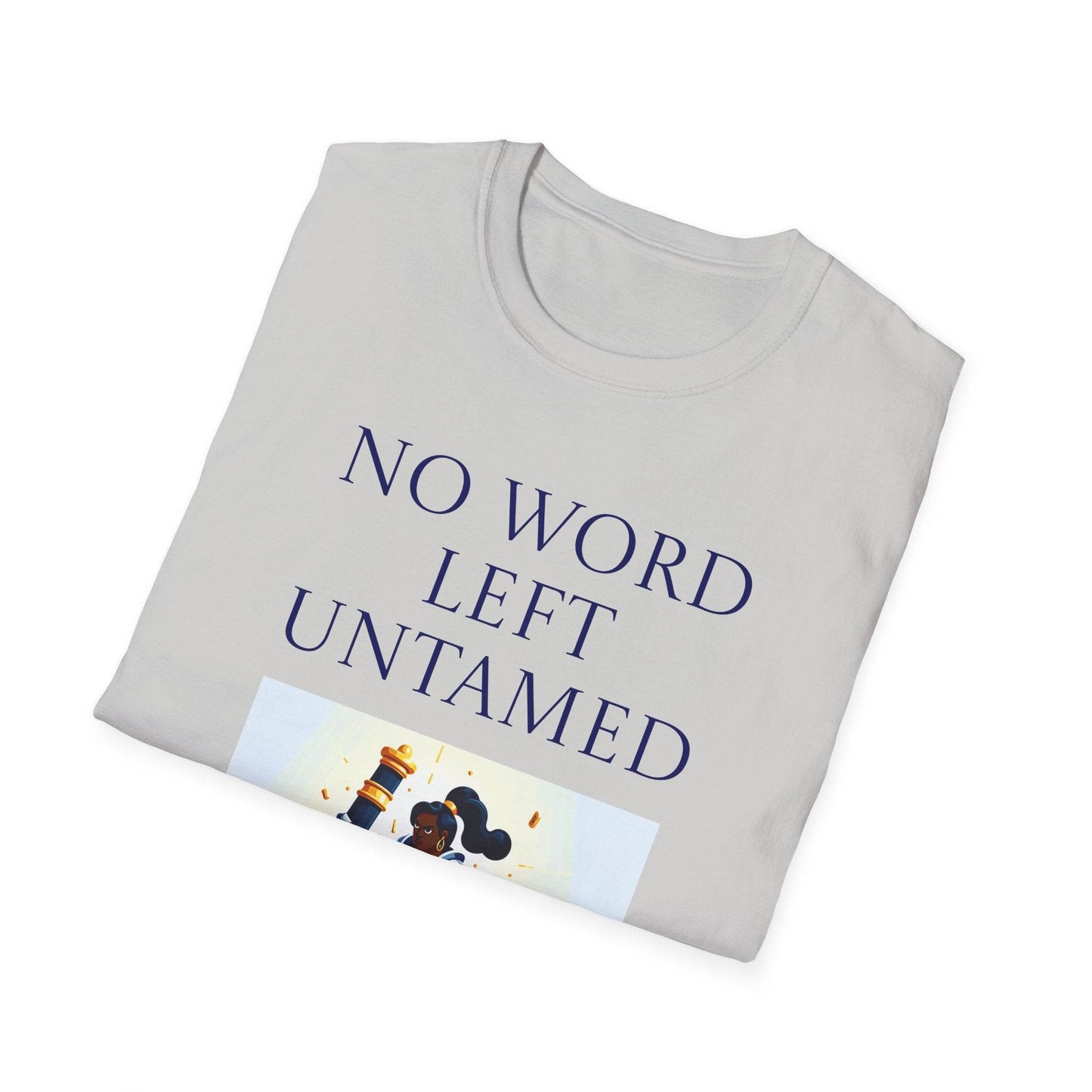 Unisex Softstyle T-Shirt - 'No Word' - The Dreamer's Bookshop.