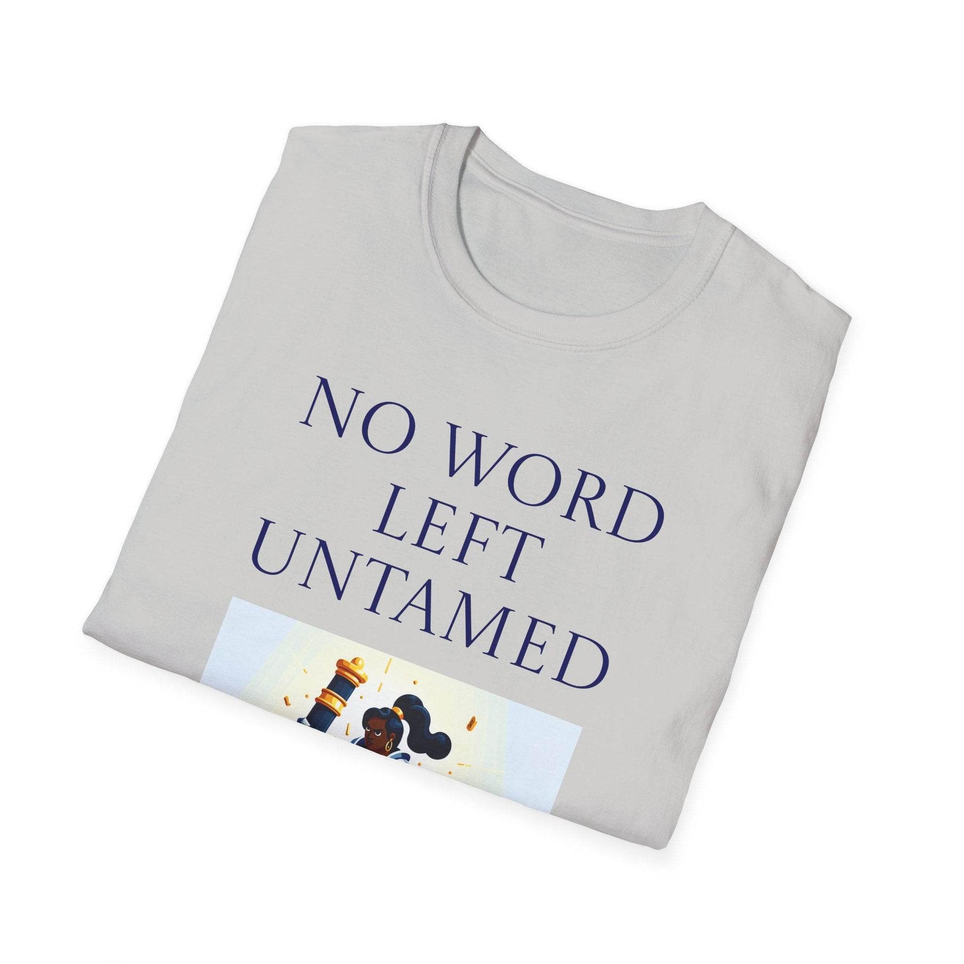 Unisex Softstyle T-Shirt - 'No Word' - The Dreamer's Bookshop.