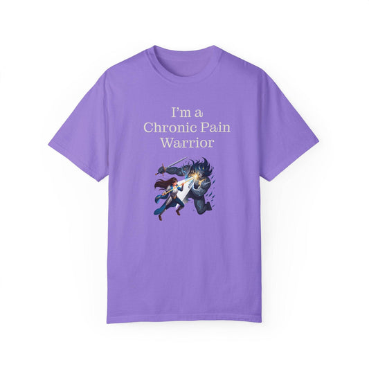 Chronic Pain Warrior Unisex T-Shirt - Empowering Tee for Healthcare Awareness - The Dreamer's Bookshop.