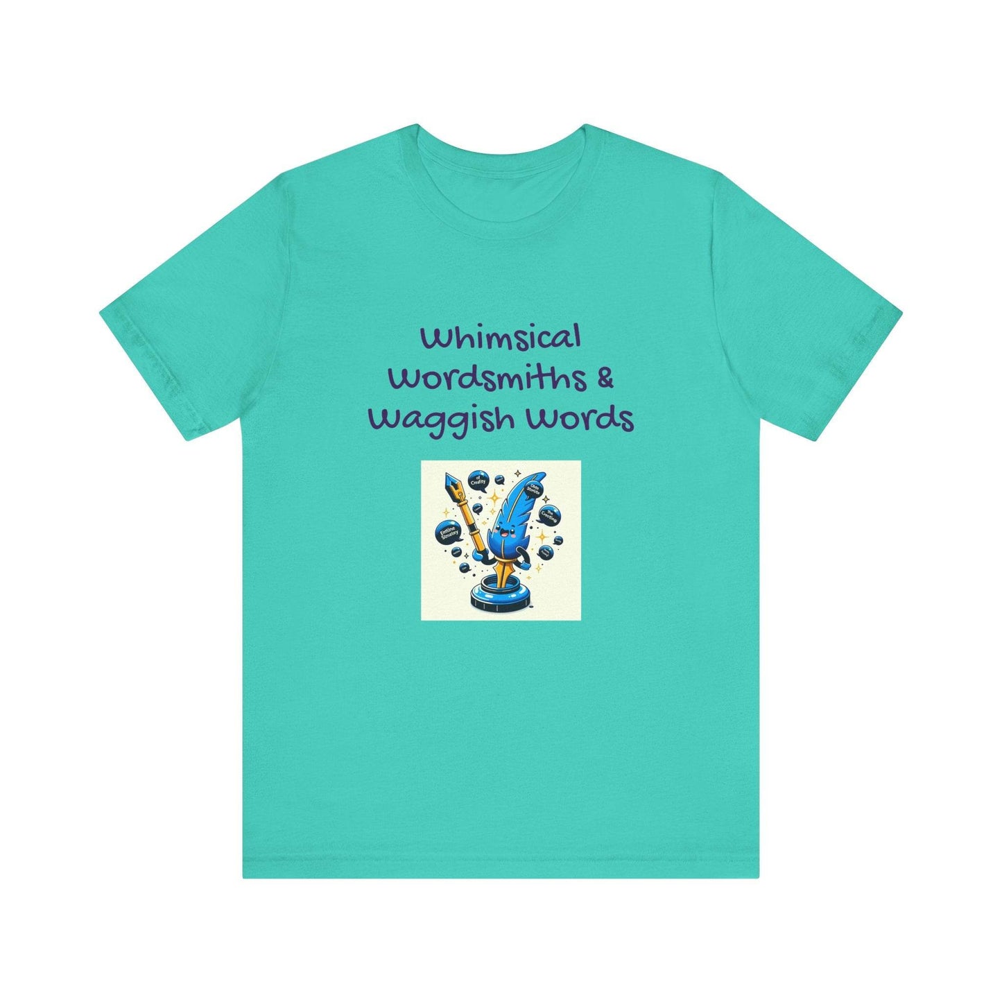 Whimsical Wordsmith Unisex Jersey Tee - Fun Graphic for Writers & Word Lovers - The Dreamer's Bookshop.