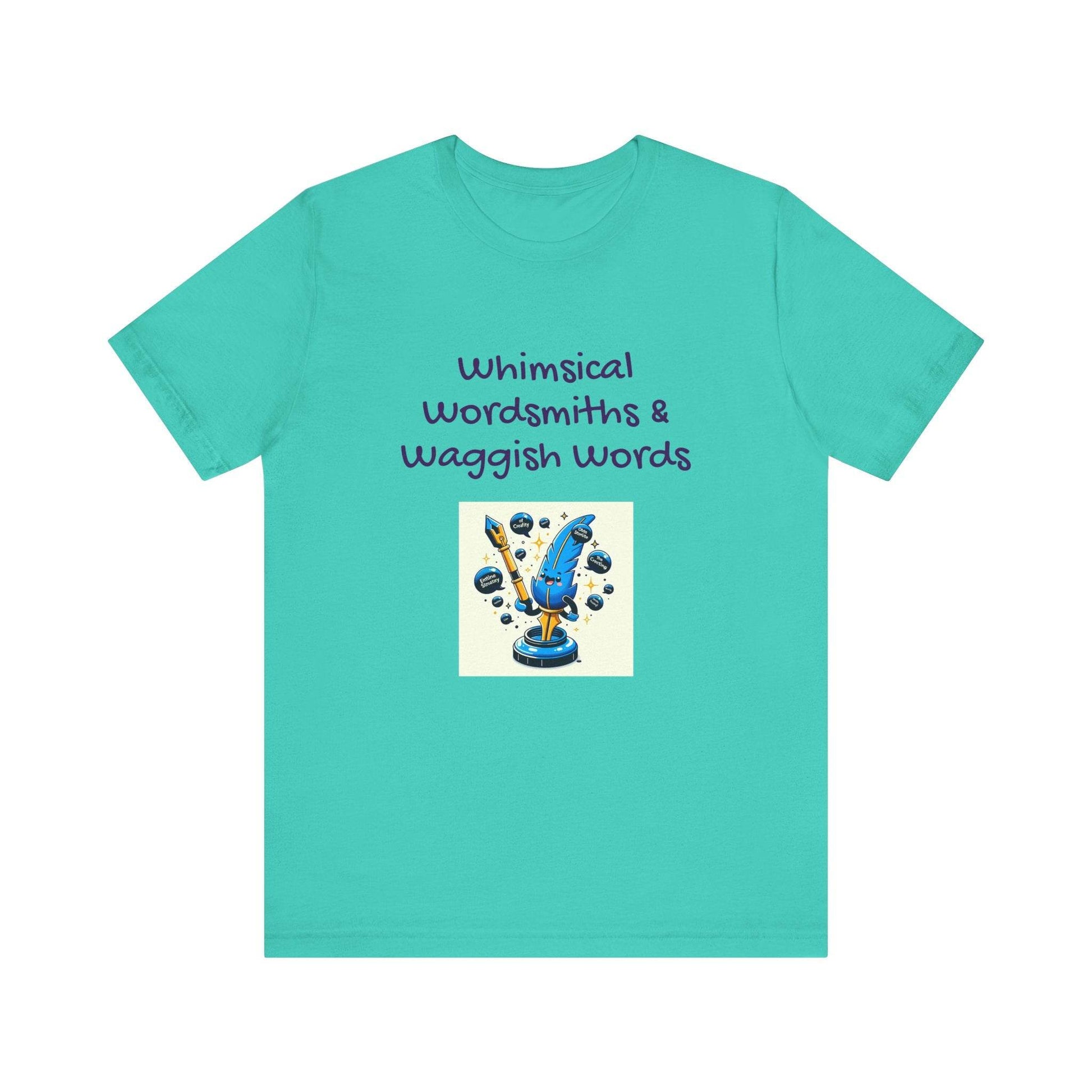 Whimsical Wordsmith Unisex Jersey Tee - Fun Graphic for Writers & Word Lovers - The Dreamer's Bookshop.