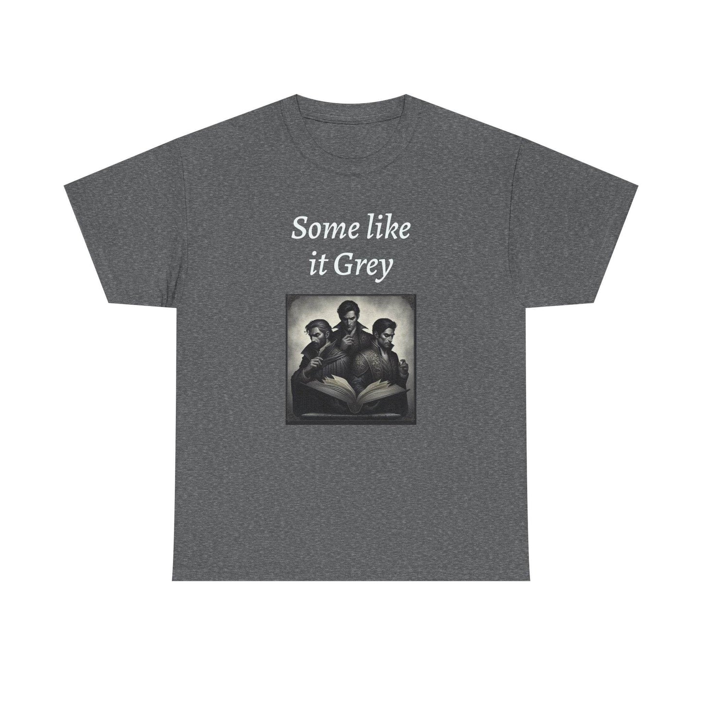 Like it Grey - Graphic Tee - Unisex Heavy Cotton T-Shirt for Book Lovers - The Dreamer's Bookshop.