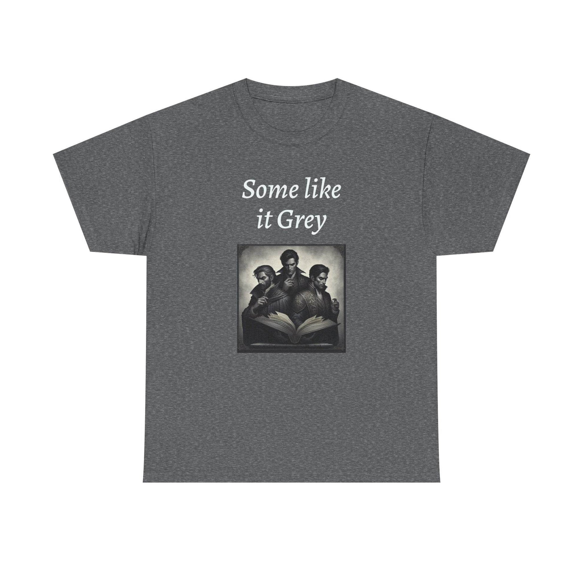 Like it Grey - Graphic Tee - Unisex Heavy Cotton T-Shirt for Book Lovers - The Dreamer's Bookshop.