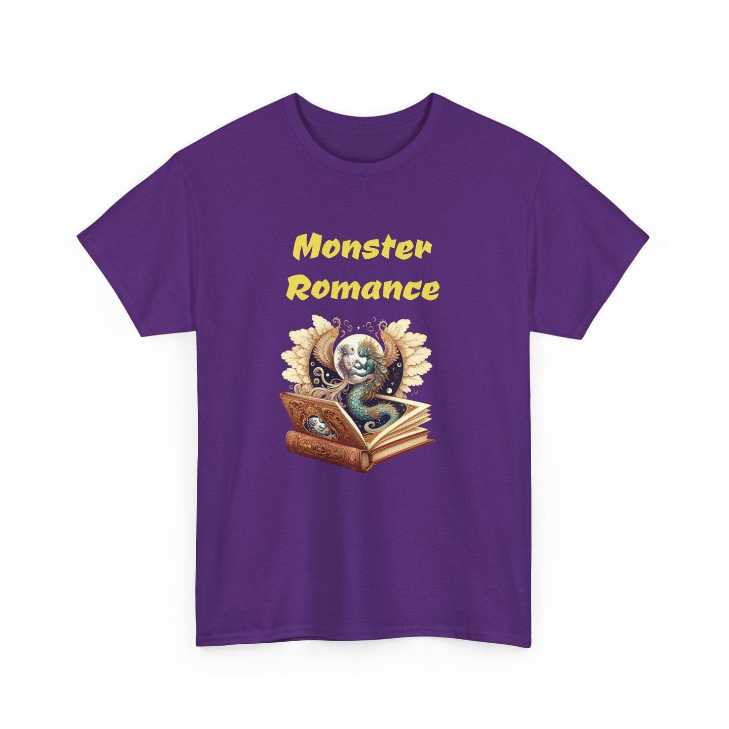 Fantasy - Graphic Tee - Unisex Heavy Cotton T-Shirt Monster Romance Books - The Dreamer's Bookshop.
