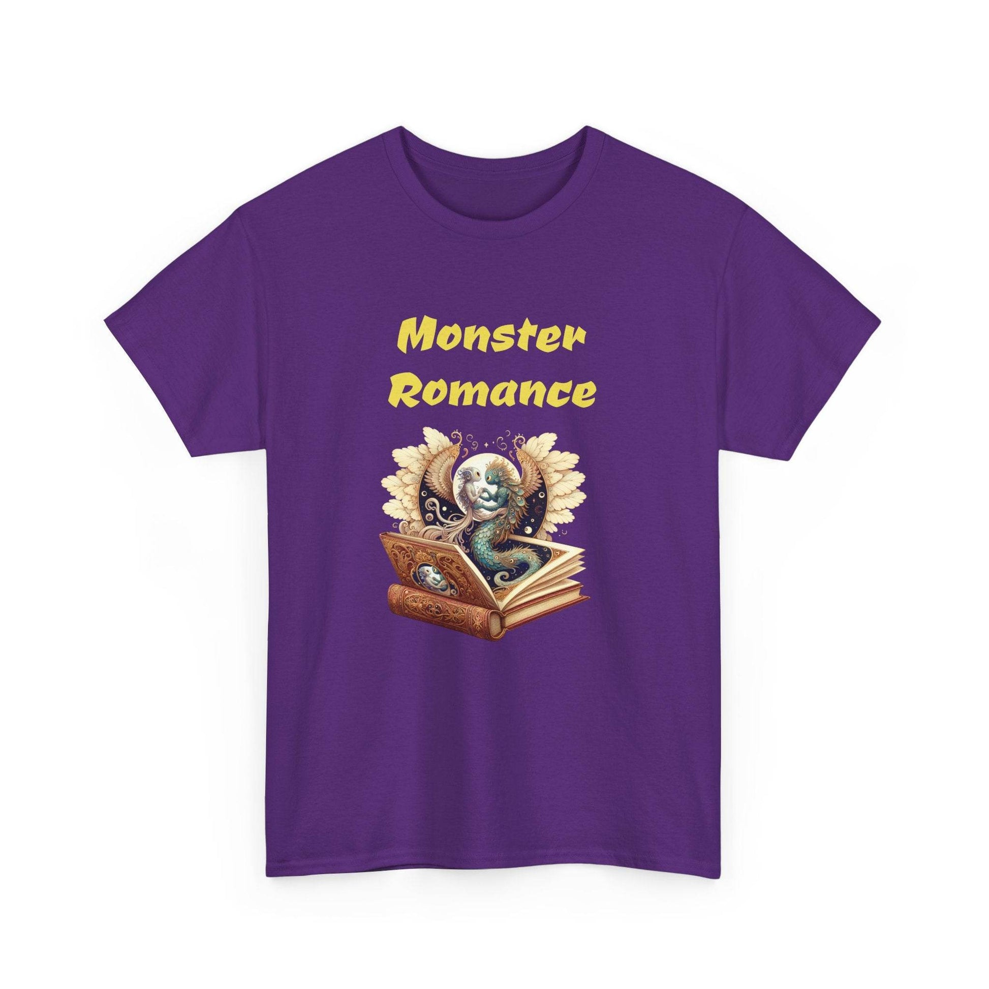 Fantasy - Graphic Tee - Unisex Heavy Cotton T-Shirt Monster Romance Books - The Dreamer's Bookshop.