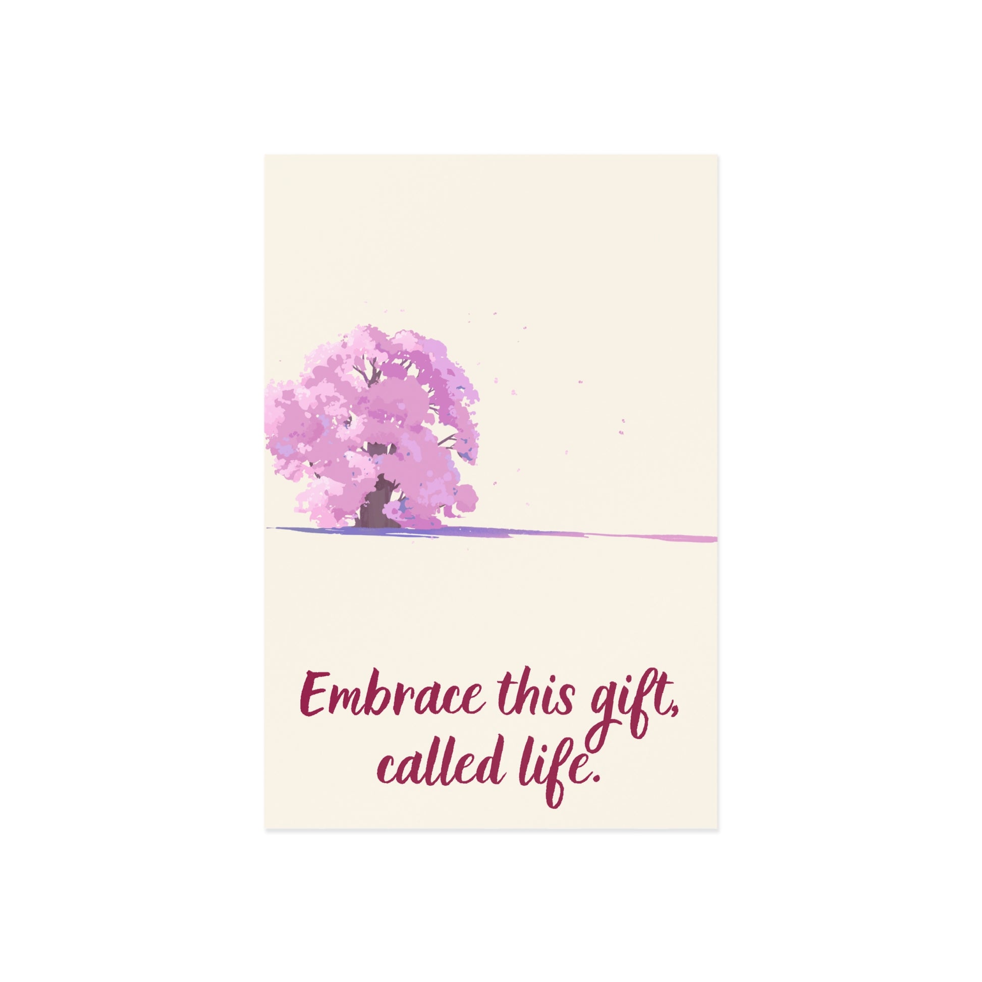 The Dreamer's Bookshop - Love Yourself Card "Embrace Life" - The Dreamer's Bookshop.