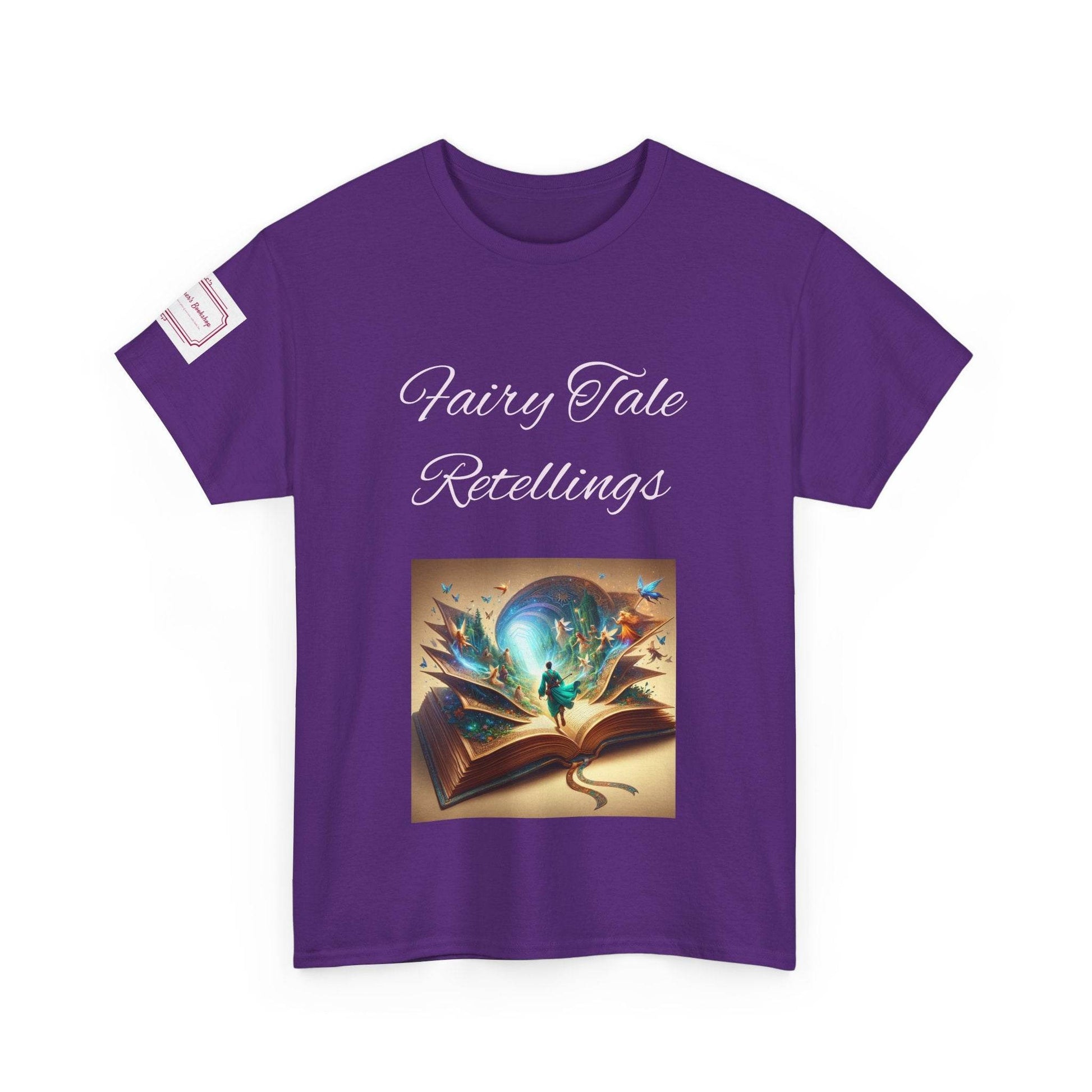 Fiction - Unisex Heavy Cotton Tee - Fairy Tale Retellings - The Dreamer's Bookshop.
