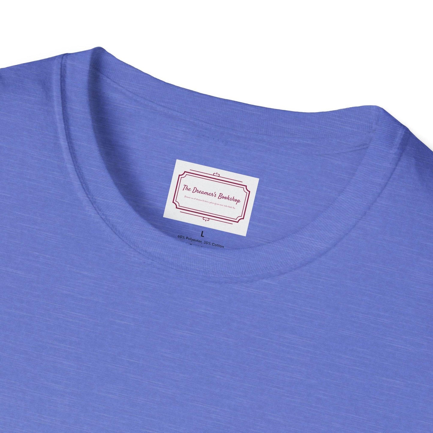 Inspirational Unisex Softstyle T-Shirt - Books are my cure - The Dreamer's Bookshop.