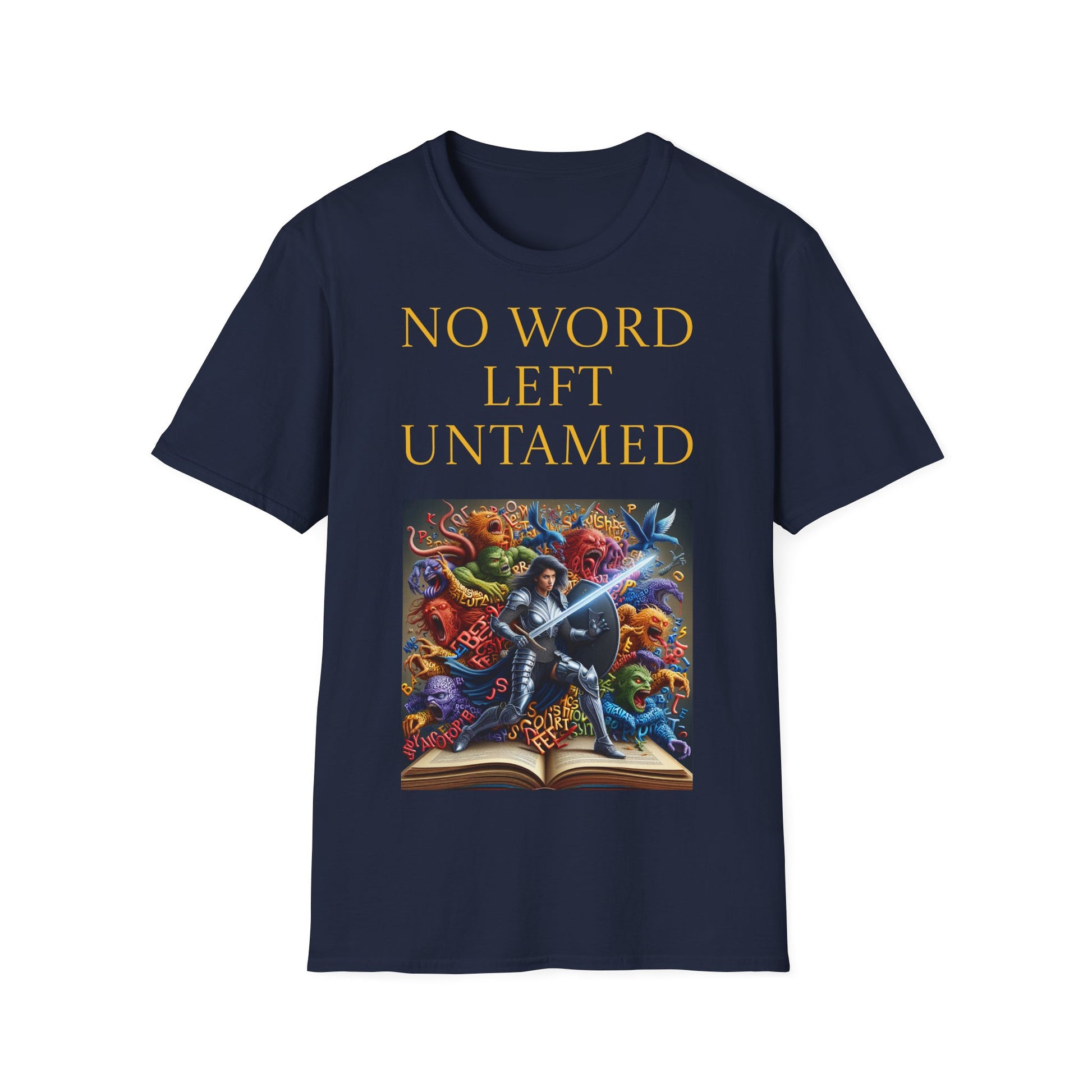 Unisex -Inspired T-Shirt - "No Word" - Perfect for Book Lovers - The Dreamer's Bookshop.