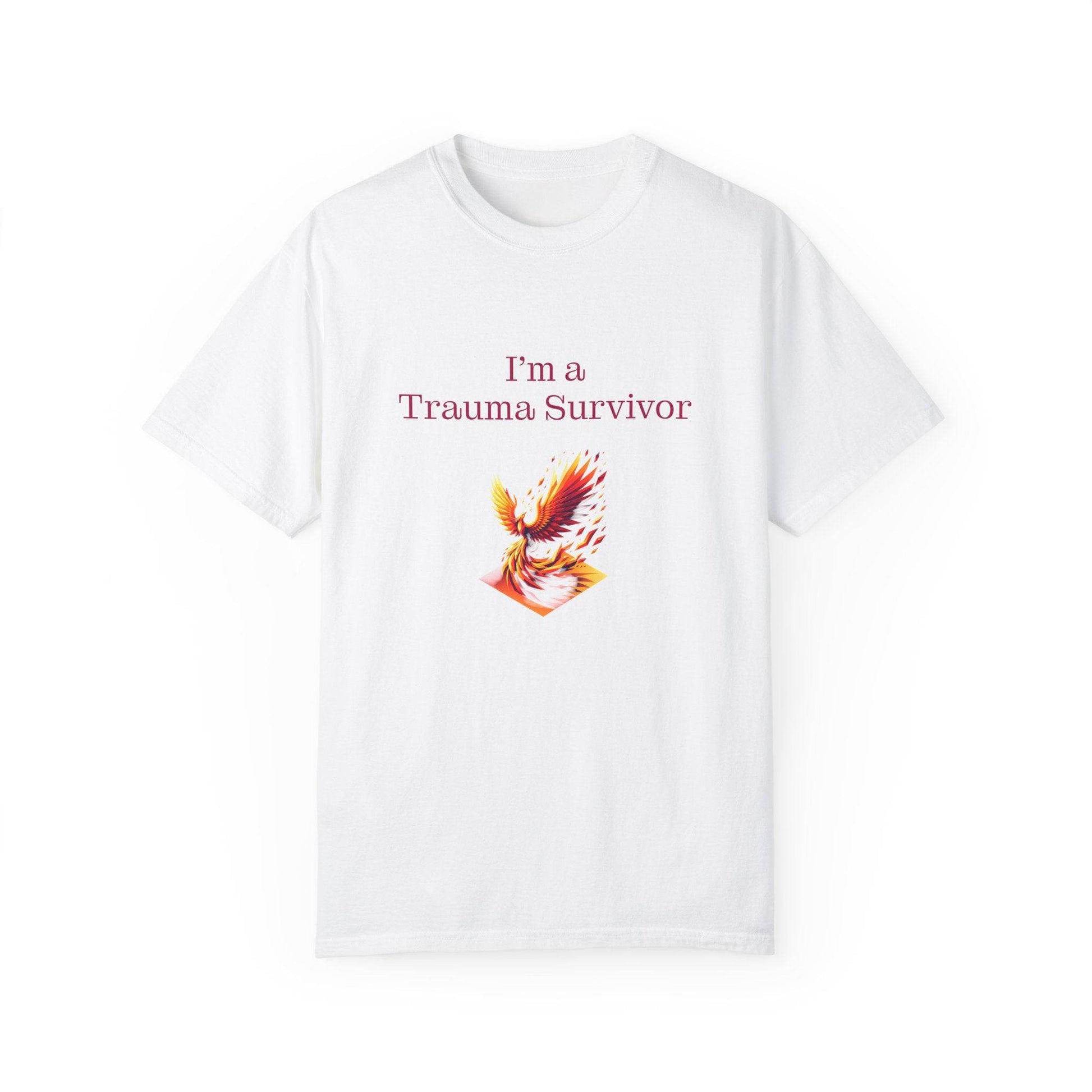 Trauma Survivor Unisex T-Shirt - Empowering Tee for Healthcare Awareness - The Dreamer's Bookshop.