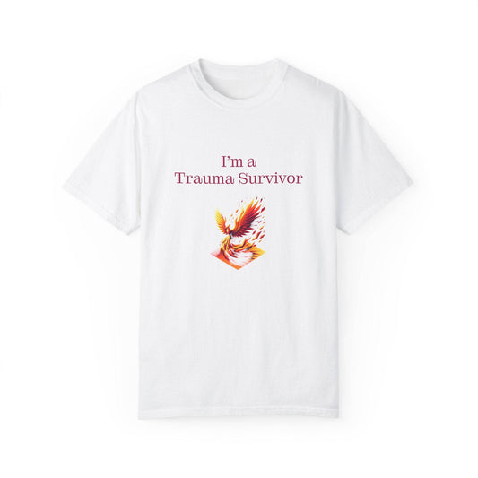 Trauma Survivor Unisex T-Shirt - Empowering Tee for Healthcare Awareness - The Dreamer's Bookshop.