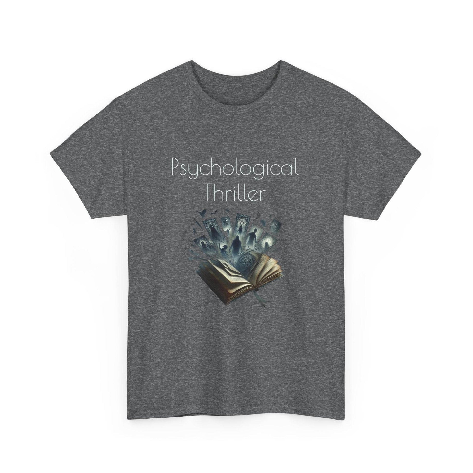 Fiction - Graphic Tee - Unisex Heavy Cotton T-Shirt Psychological Thriller - The Dreamer's Bookshop.
