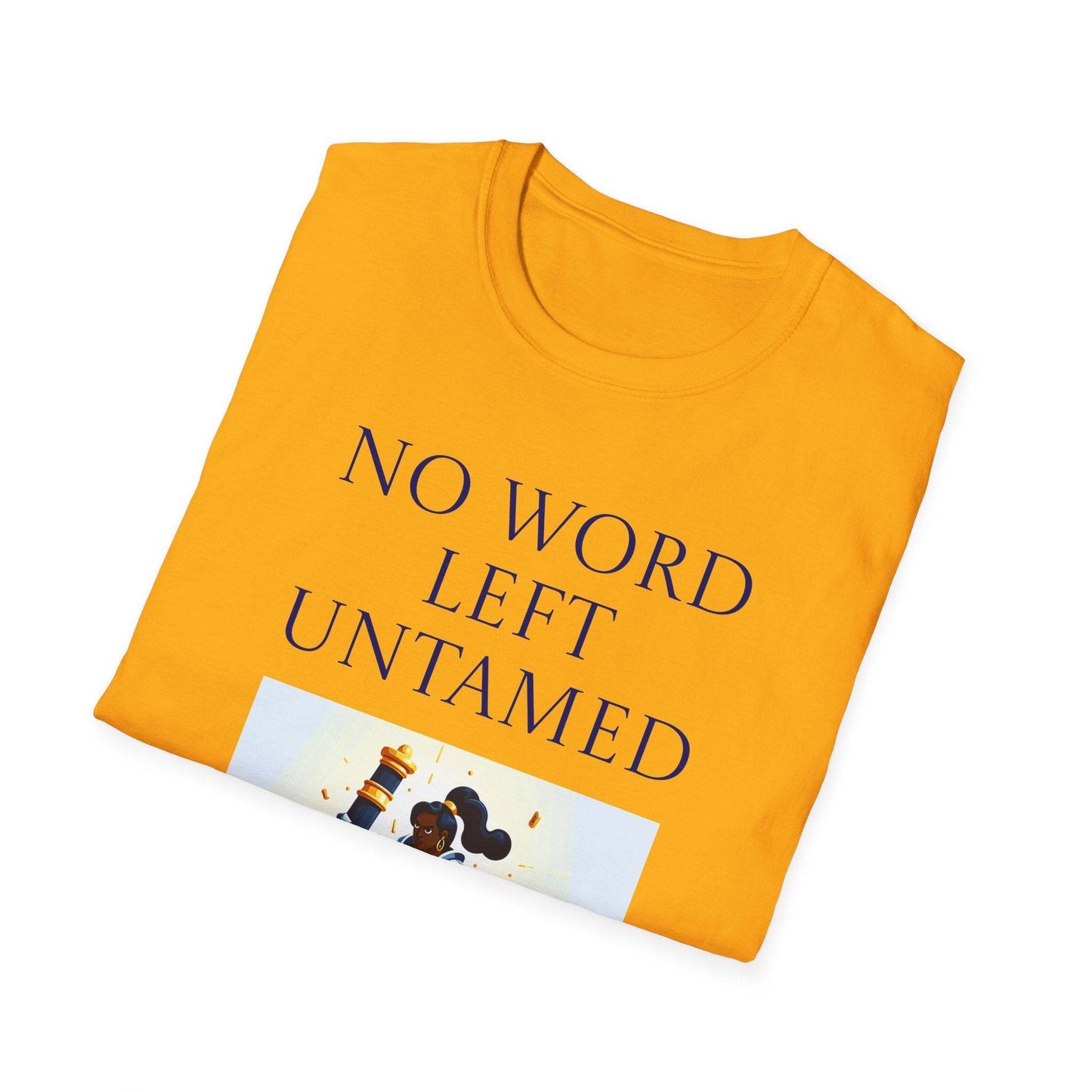 Unisex Softstyle T-Shirt - 'No Word' - The Dreamer's Bookshop.