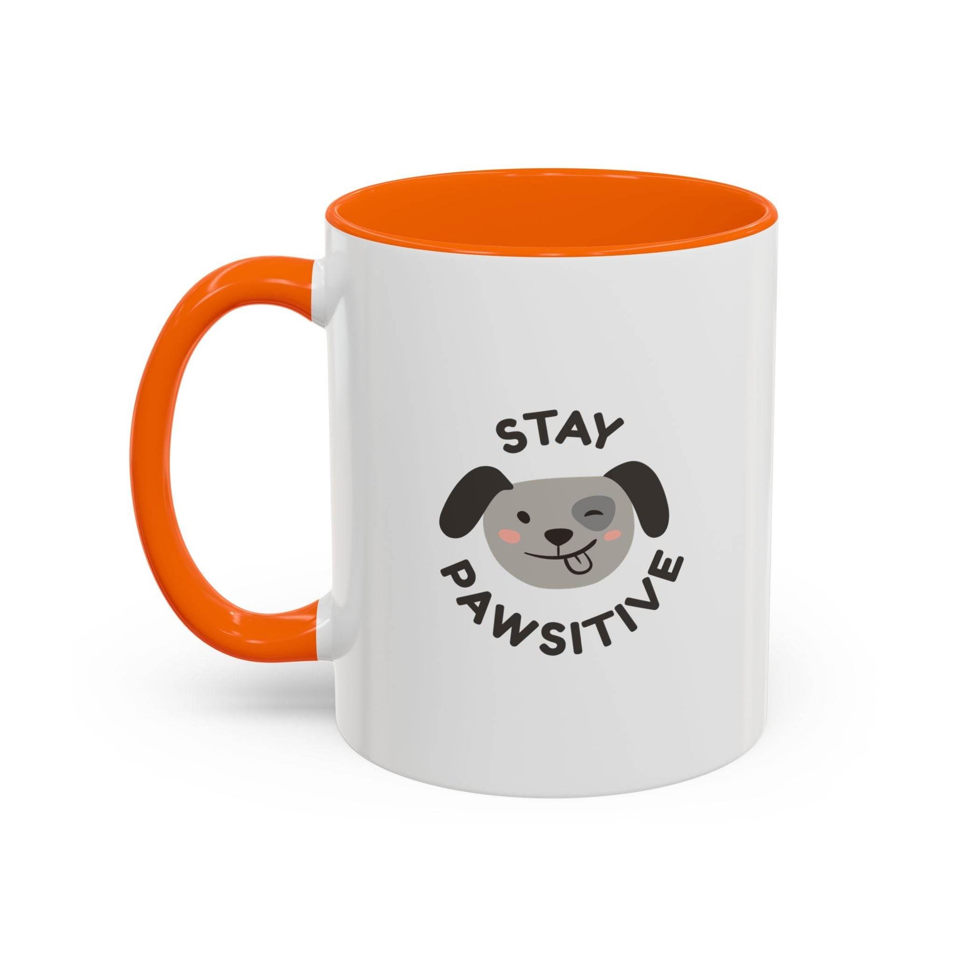 Playful Dog Pawsitive Mug - Cute Gift for Coffee Lovers - The Dreamer's Bookshop.