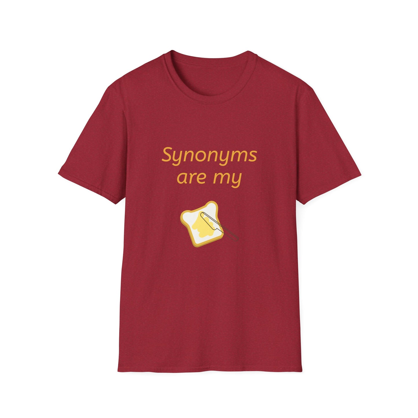 Funny "Synonyms Are My Jam" T-Shirt for Word Lovers - The Dreamer's Bookshop.