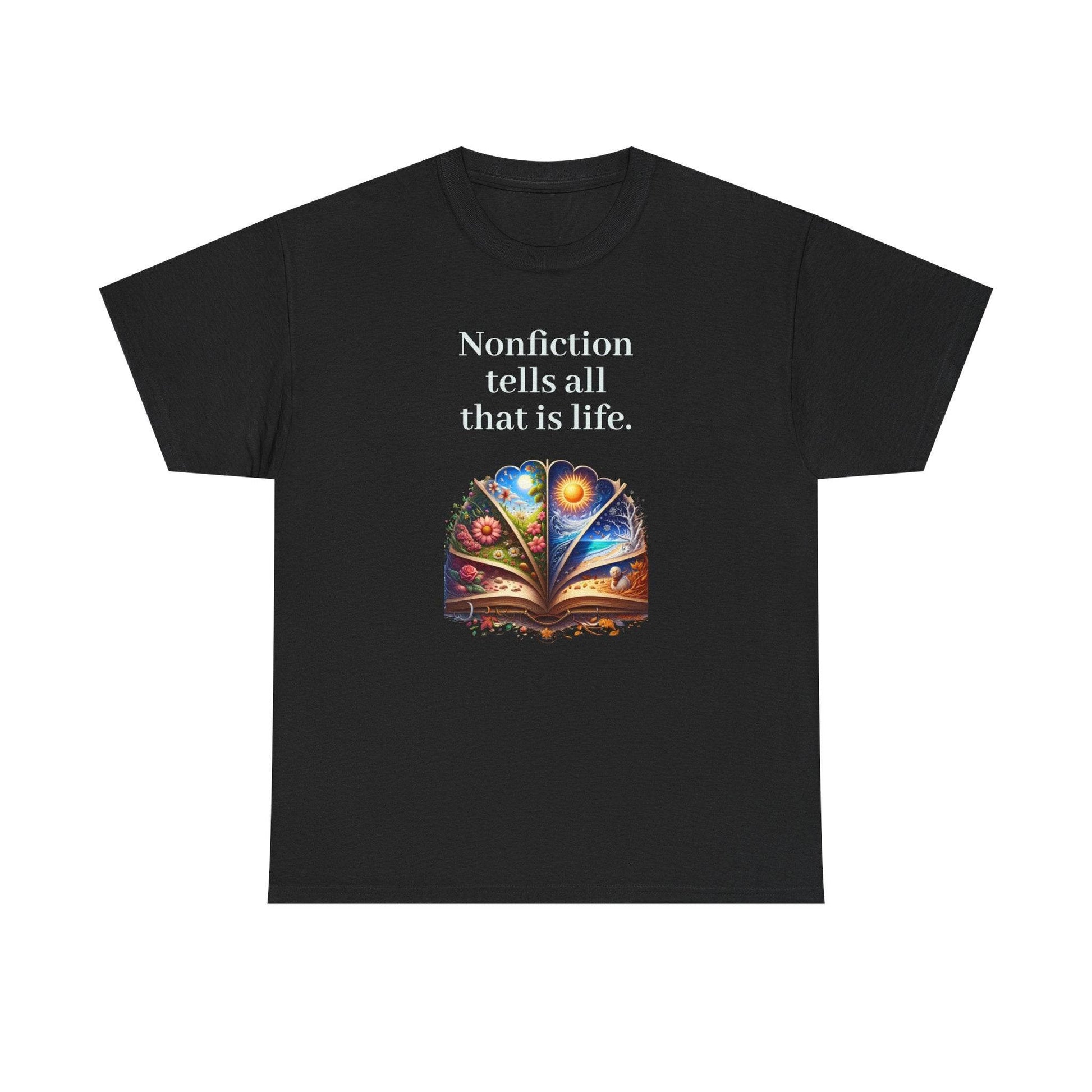 That is Life - Graphic Tee - Unisex Heavy Cotton T-Shirt Nonfiction Books - The Dreamer's Bookshop.