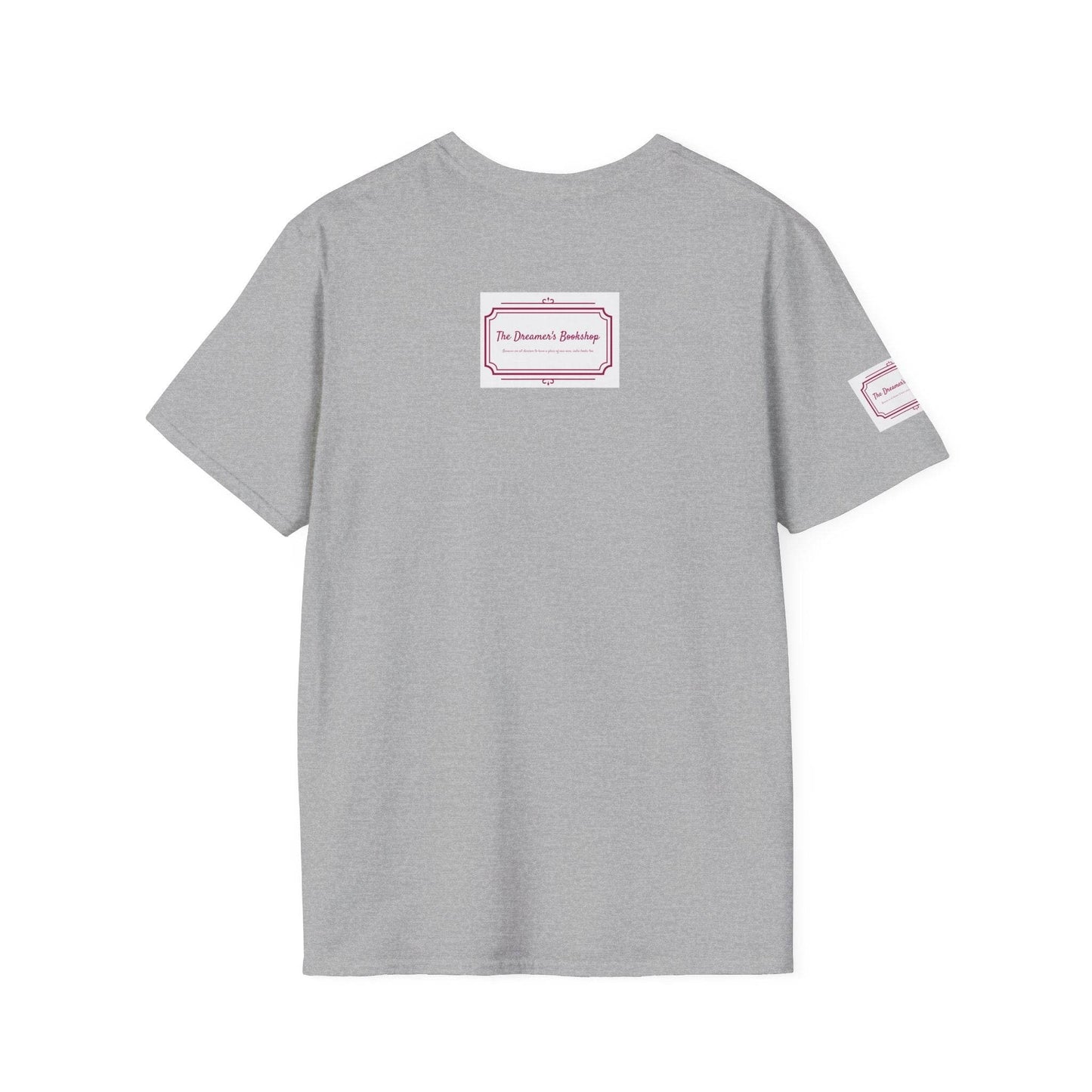 Inspirational Unisex Softstyle T-Shirt - 'Keep Breathing' Motivational Design - The Dreamer's Bookshop.