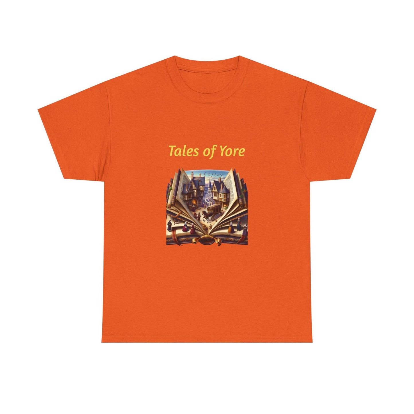 Tales of Yore - Graphic Tee - Unisex Heavy Cotton T-Shirt Historical Books - The Dreamer's Bookshop.