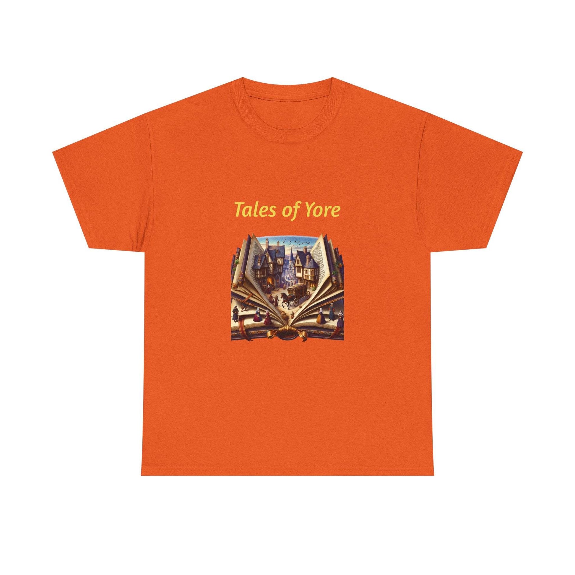 Tales of Yore - Graphic Tee - Unisex Heavy Cotton T-Shirt Historical Books - The Dreamer's Bookshop.