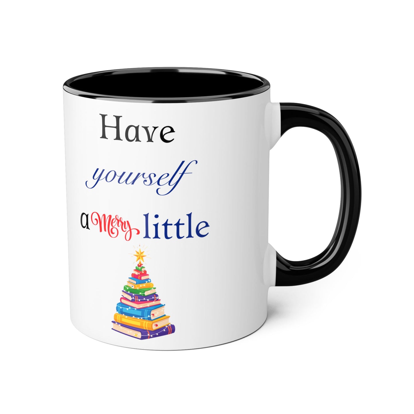 A Merry Little Bookmas Mug - 11oz Cup for Coffee Lovers