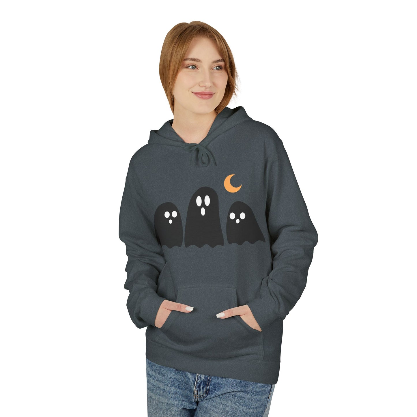 Spooky Hooded Sweatshirt - Halloween - Perfect for Spooky Lovers