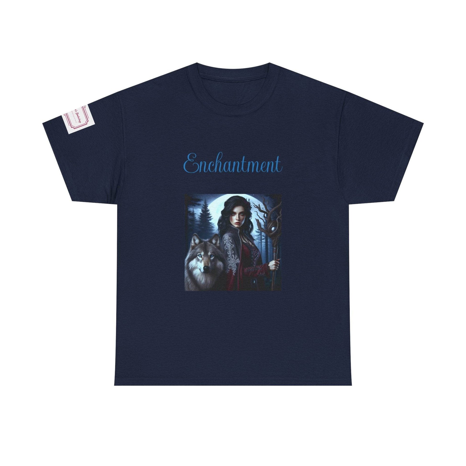 Enchanting Forest Unisex Heavy Cotton Tee - Perfect for Mystical Occasions - The Dreamer's Bookshop.