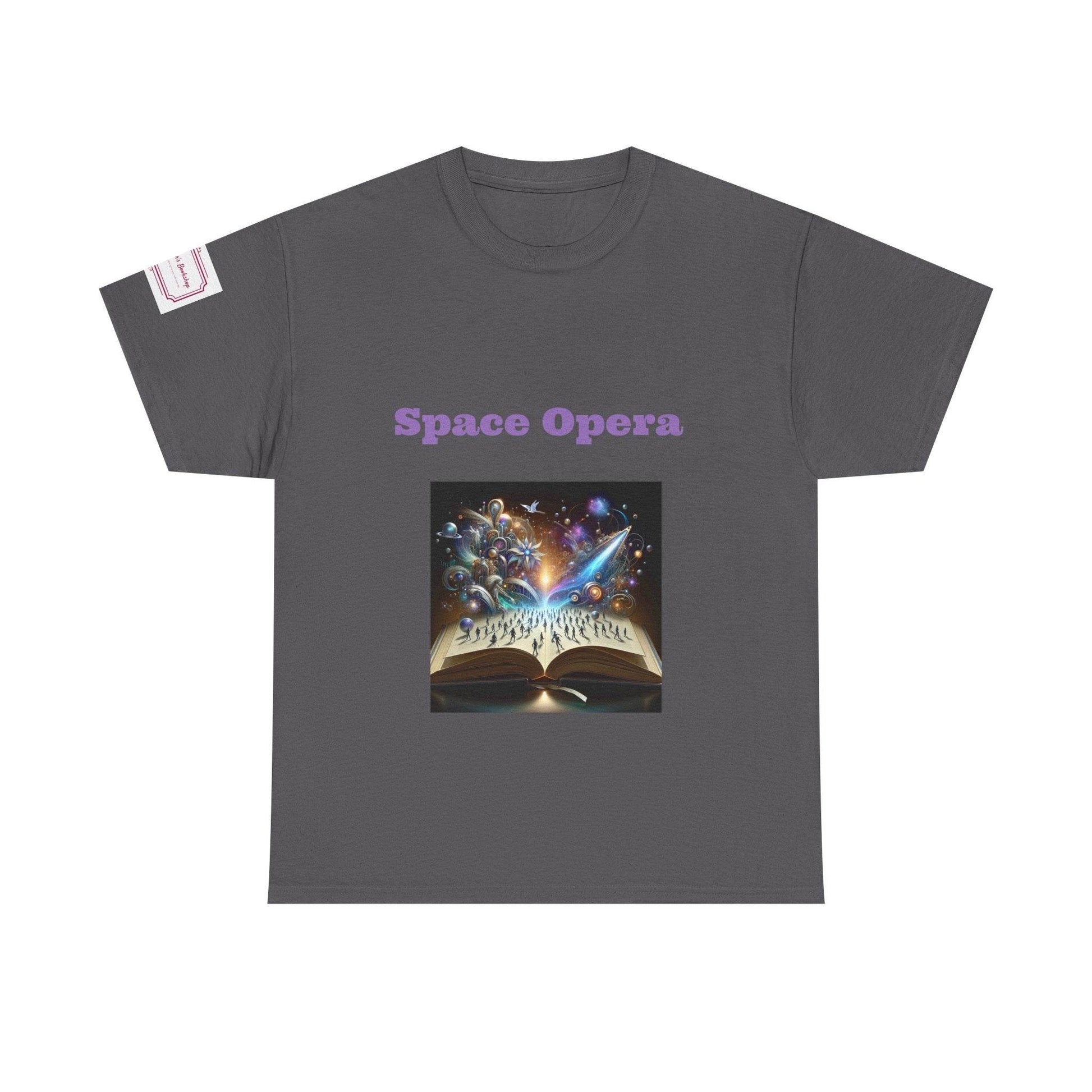 Space Opera - Unisex Heavy Cotton Tee - Sci-Fi Books - The Dreamer's Bookshop.
