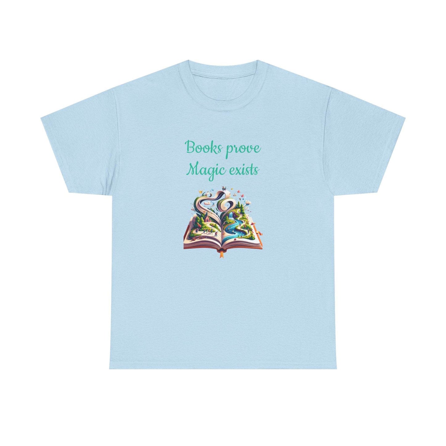 Magic Exists -A Unisex Heavy Cotton Tee - Perfect Gift for Book Lovers - The Dreamer's Bookshop.