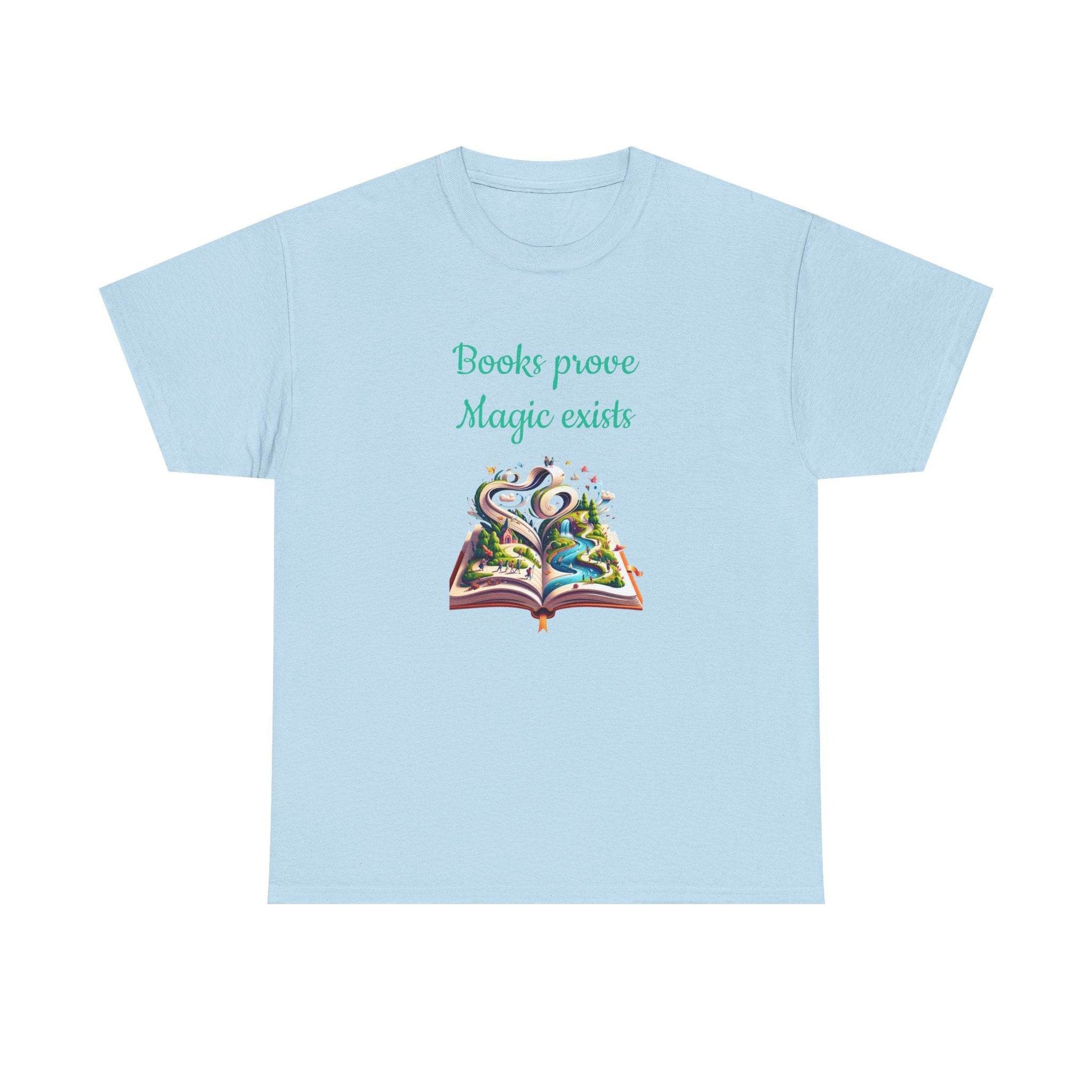 Magic Exists -A Unisex Heavy Cotton Tee - Perfect Gift for Book Lovers - The Dreamer's Bookshop.