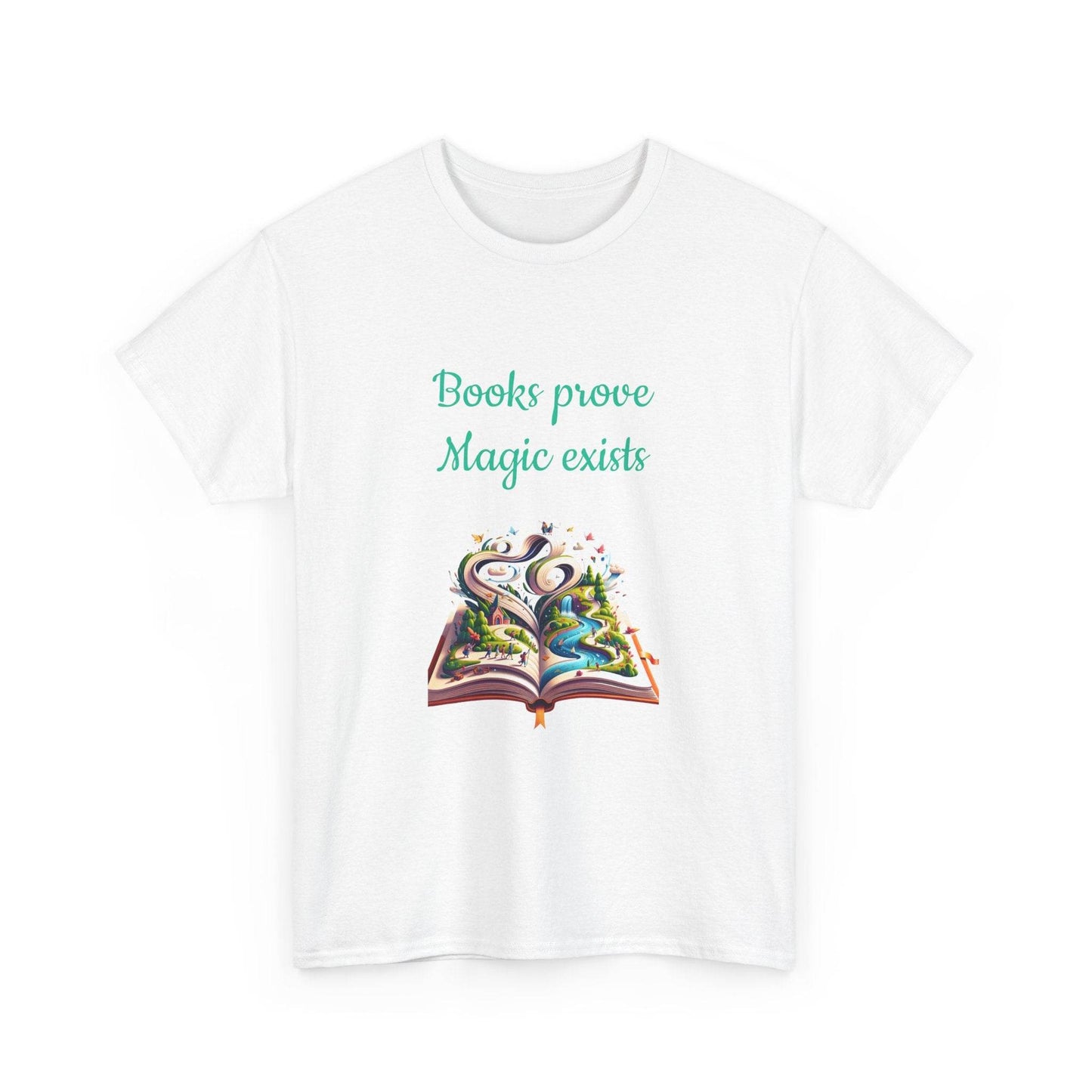 Magic Exists -A Unisex Heavy Cotton Tee - Perfect for Book Lovers - The Dreamer's Bookshop.