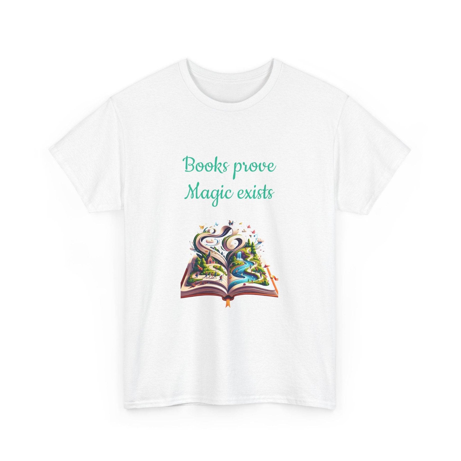 Magic Exists -A Unisex Heavy Cotton Tee - Perfect for Book Lovers - The Dreamer's Bookshop.