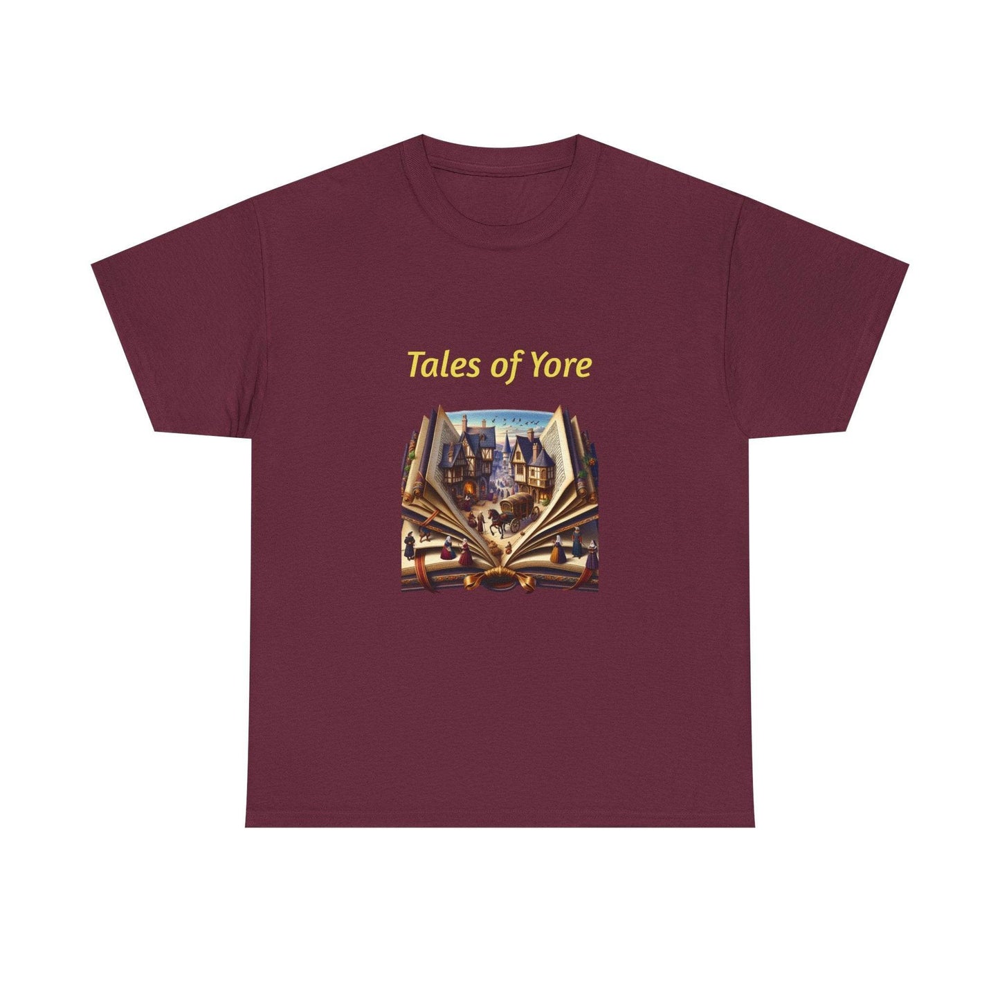 Tales of Yore - Graphic Tee - Unisex Heavy Cotton T-Shirt Historical Books - The Dreamer's Bookshop.