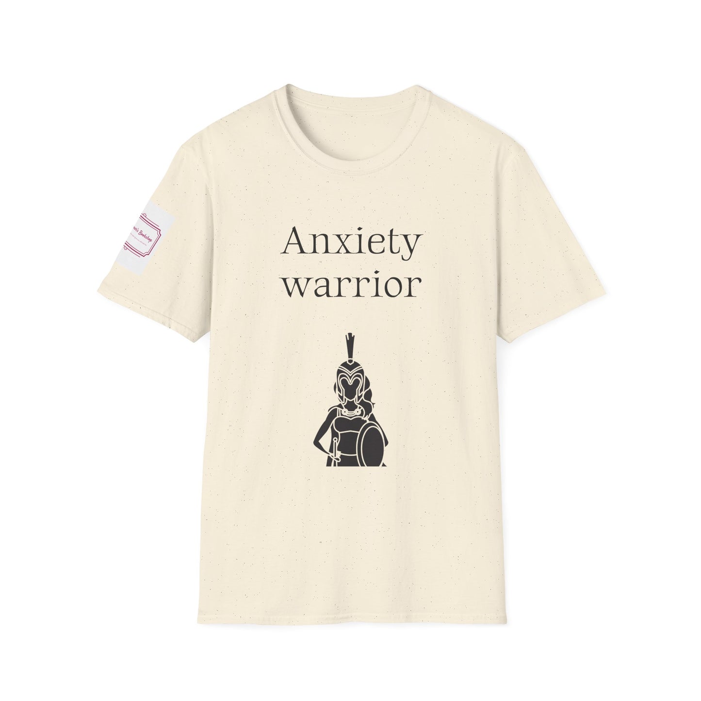 Anxiety Warrior Unisex Softstyle T-Shirt - Empowering Battle Against Mental Health