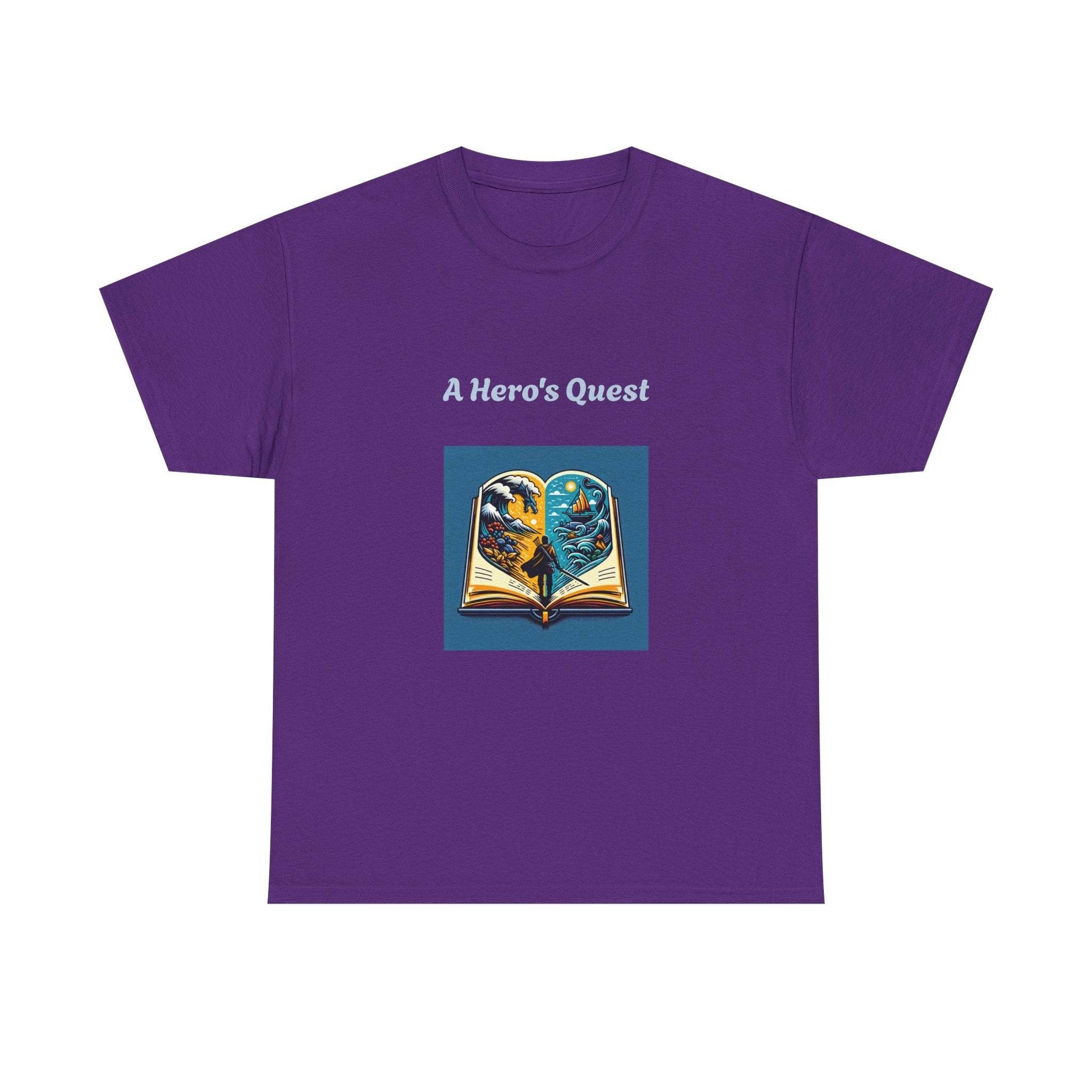 Adventure - Graphic Tee - Unisex Heavy Cotton T-Shirt - Hero's Quest - The Dreamer's Bookshop.
