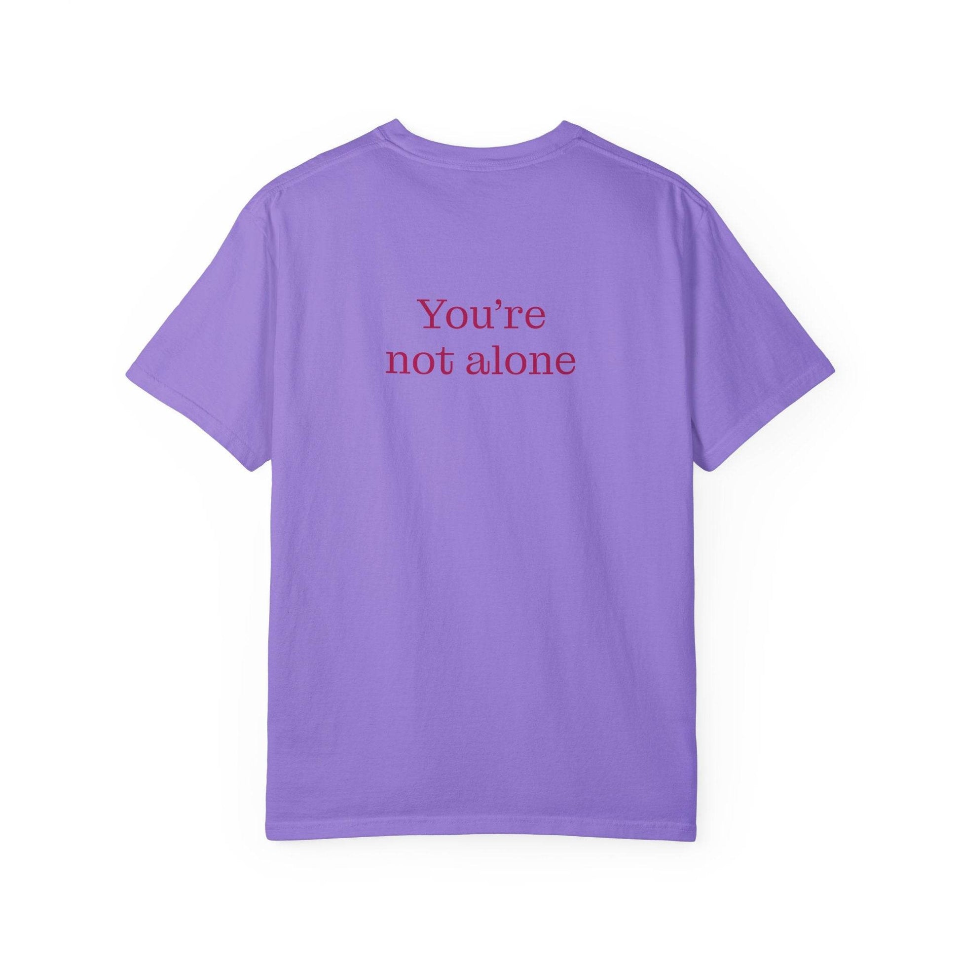 Cancer Survivor Unisex Garment-Dyed T-shirt - Inspirational Motivational Tee - The Dreamer's Bookshop.