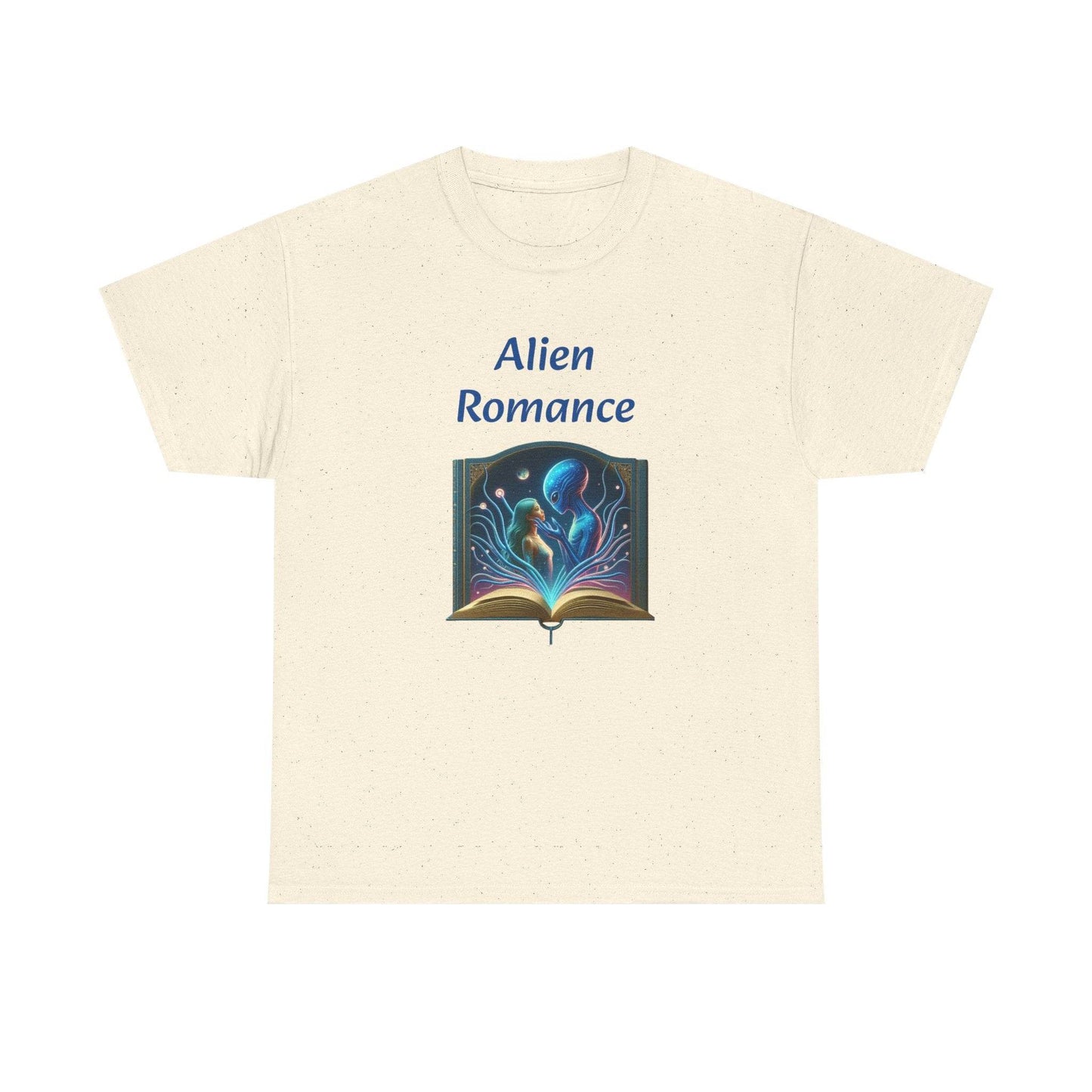 Sci-Fi - Graphic Tee - Unisex Heavy Cotton T-Shirt Alien Romance Books - The Dreamer's Bookshop.
